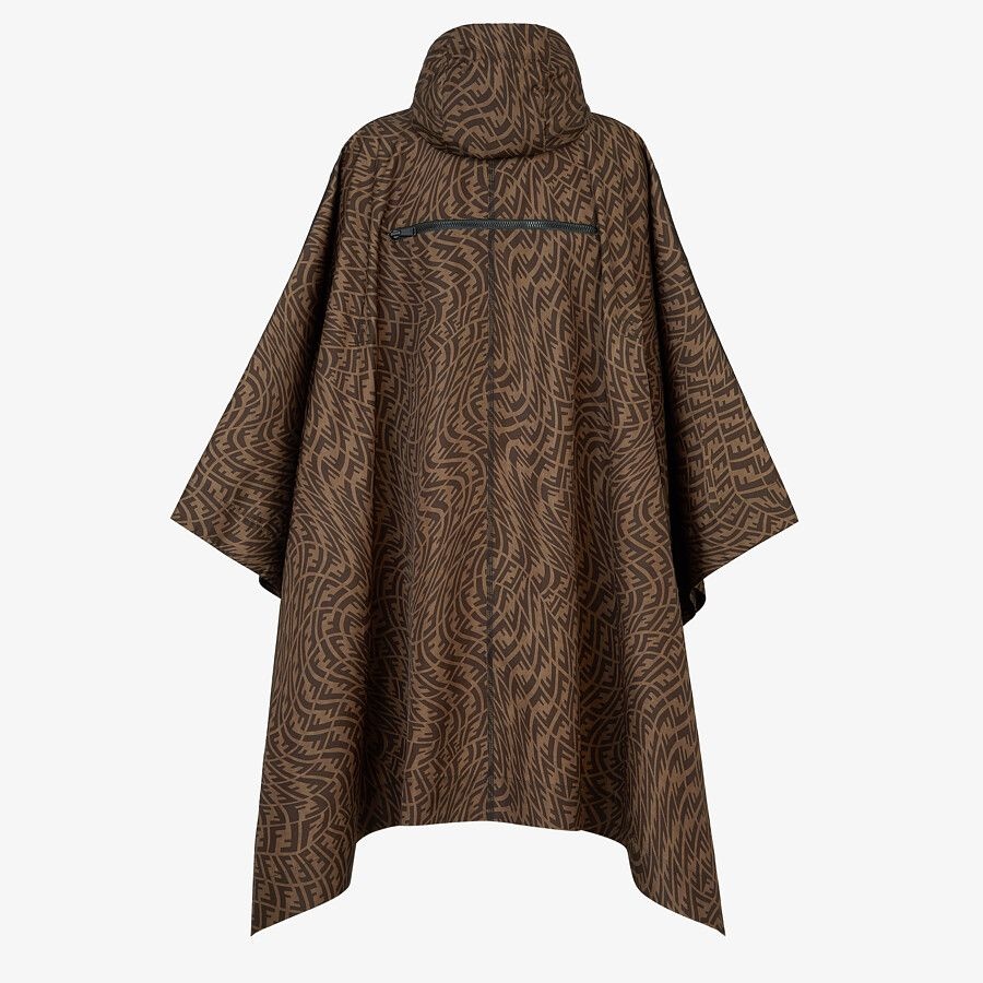 Brown nylon cape - 2