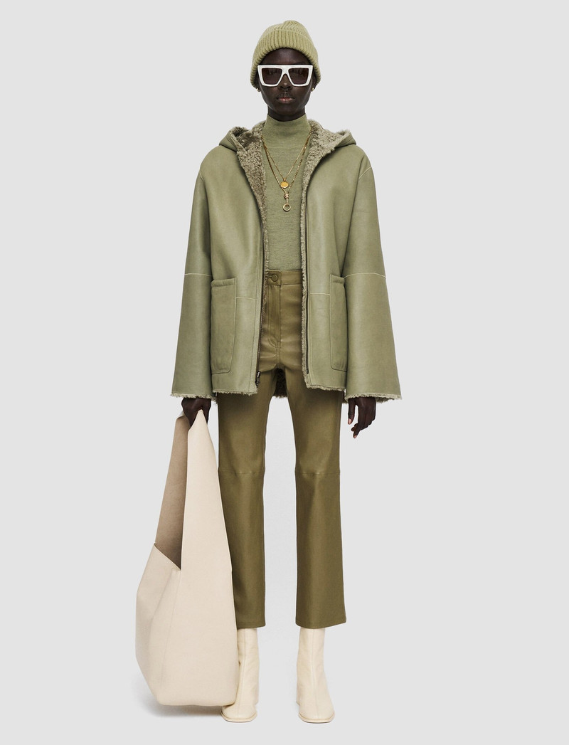 JOSEPH Reversible Shearling Cosser Coat outlook