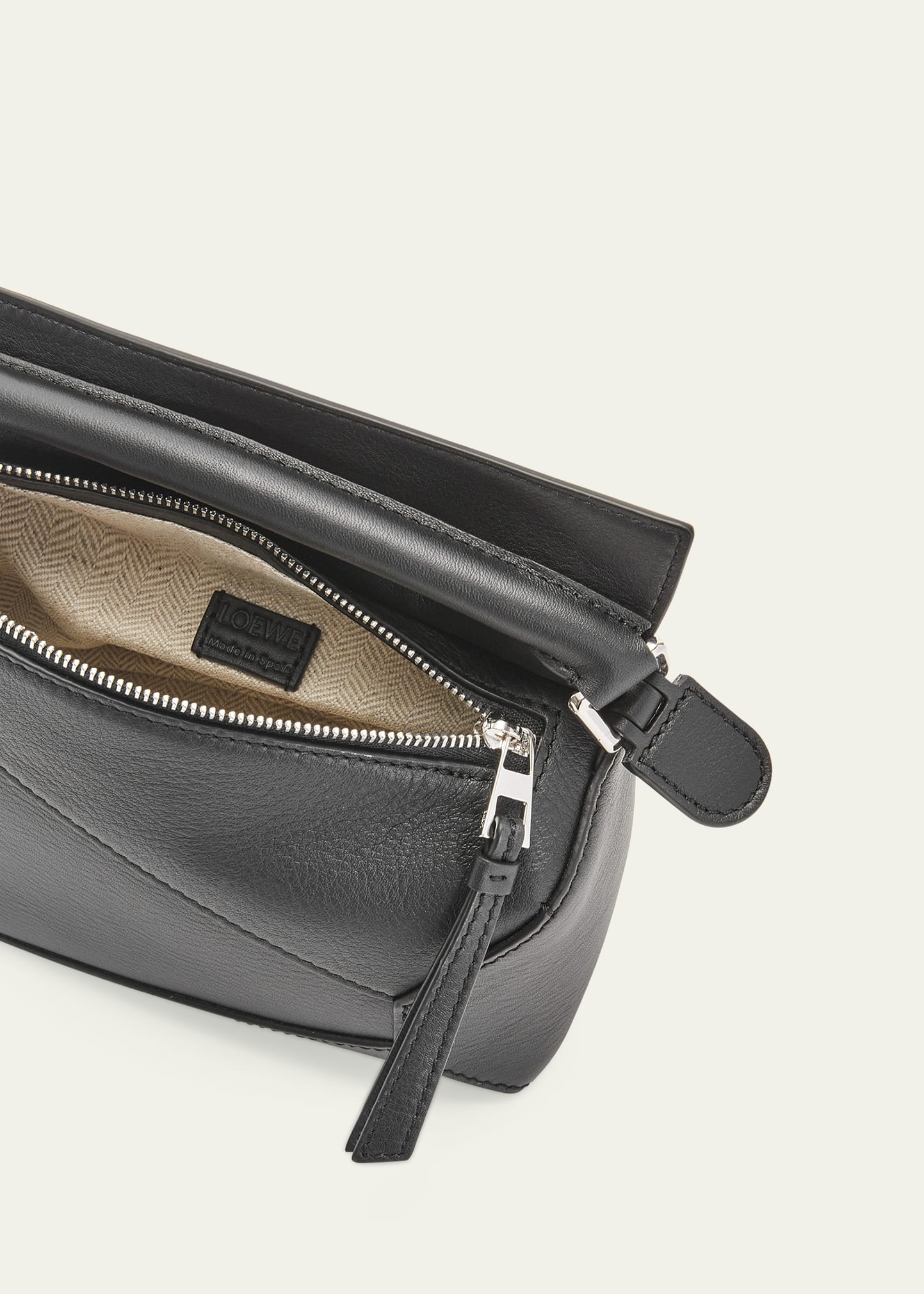 Puzzle Edge Mini Leather Shoulder Bag - 4
