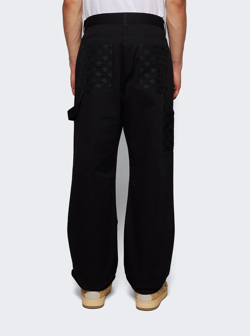 Ma Quad Jacquard Carpenter Pants Black - 4
