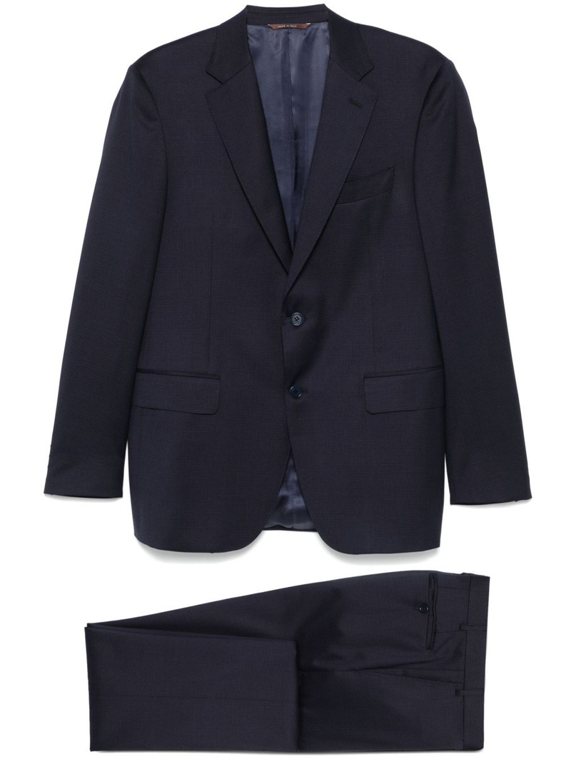 patterned-jacquard suit 1