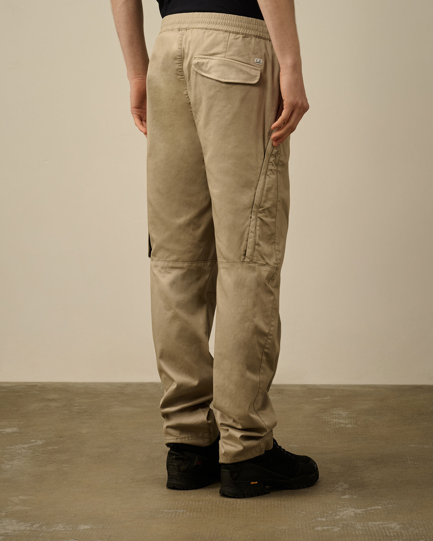Stretch Sateen Regular Cargo Pants - 4