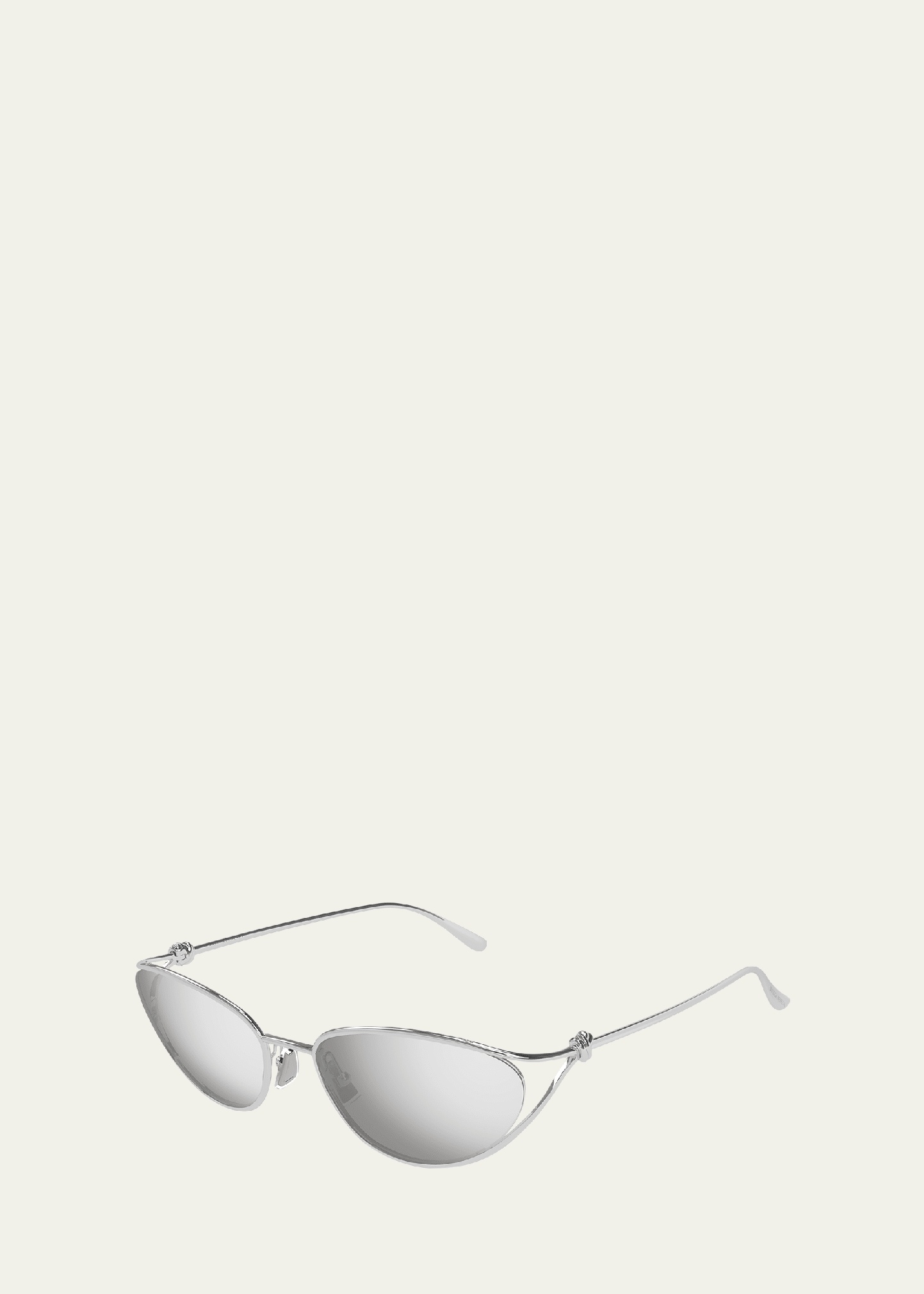 Knot Metal Cat-Eye Sunglasses - 2