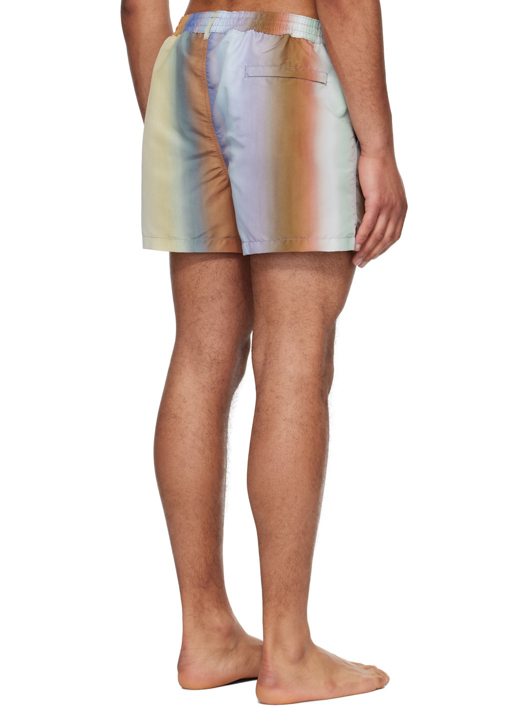 Multicolor Smith Stripe Swim Shorts - 3