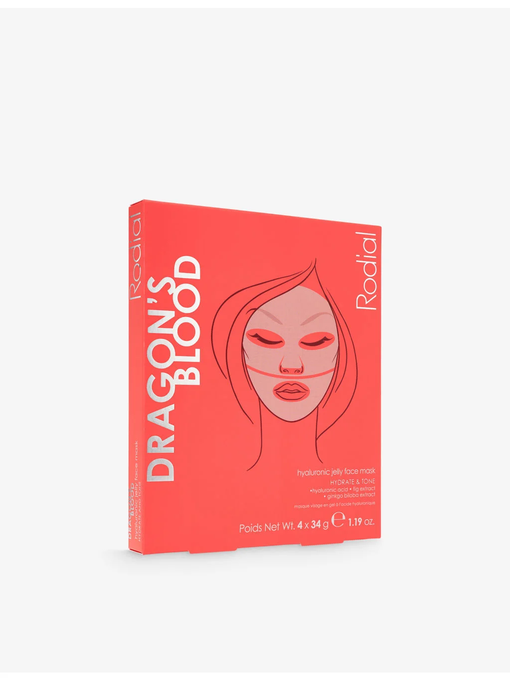 Dragons Blood Jelly face masks box of 4 - 1