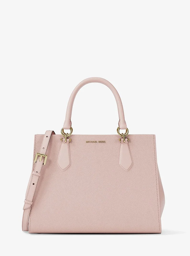 Marilyn Medium Saffiano Leather Satchel - 1