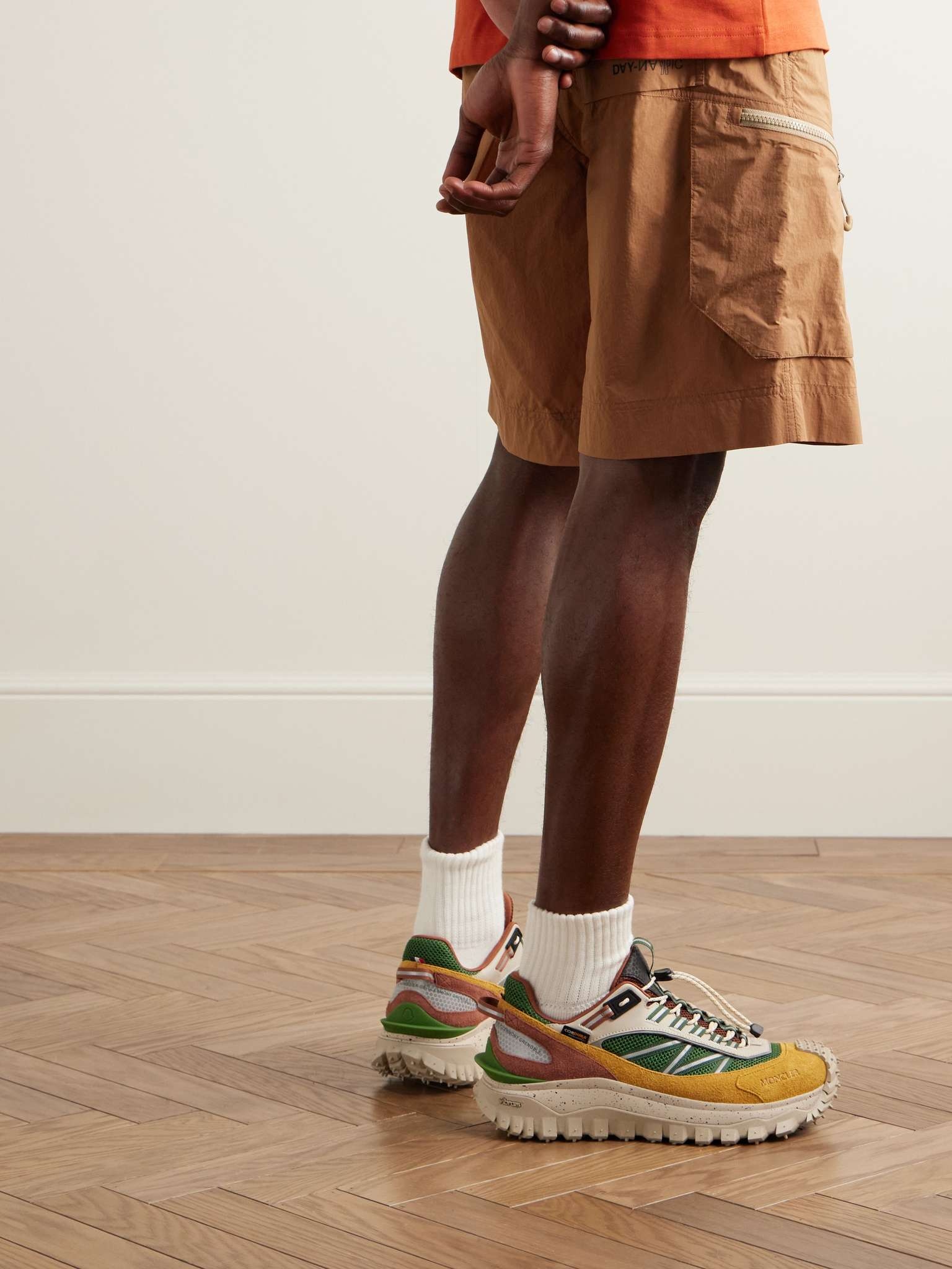 Straight-Leg Logo-Appliquéd Ripstop Cargo Shorts - 3
