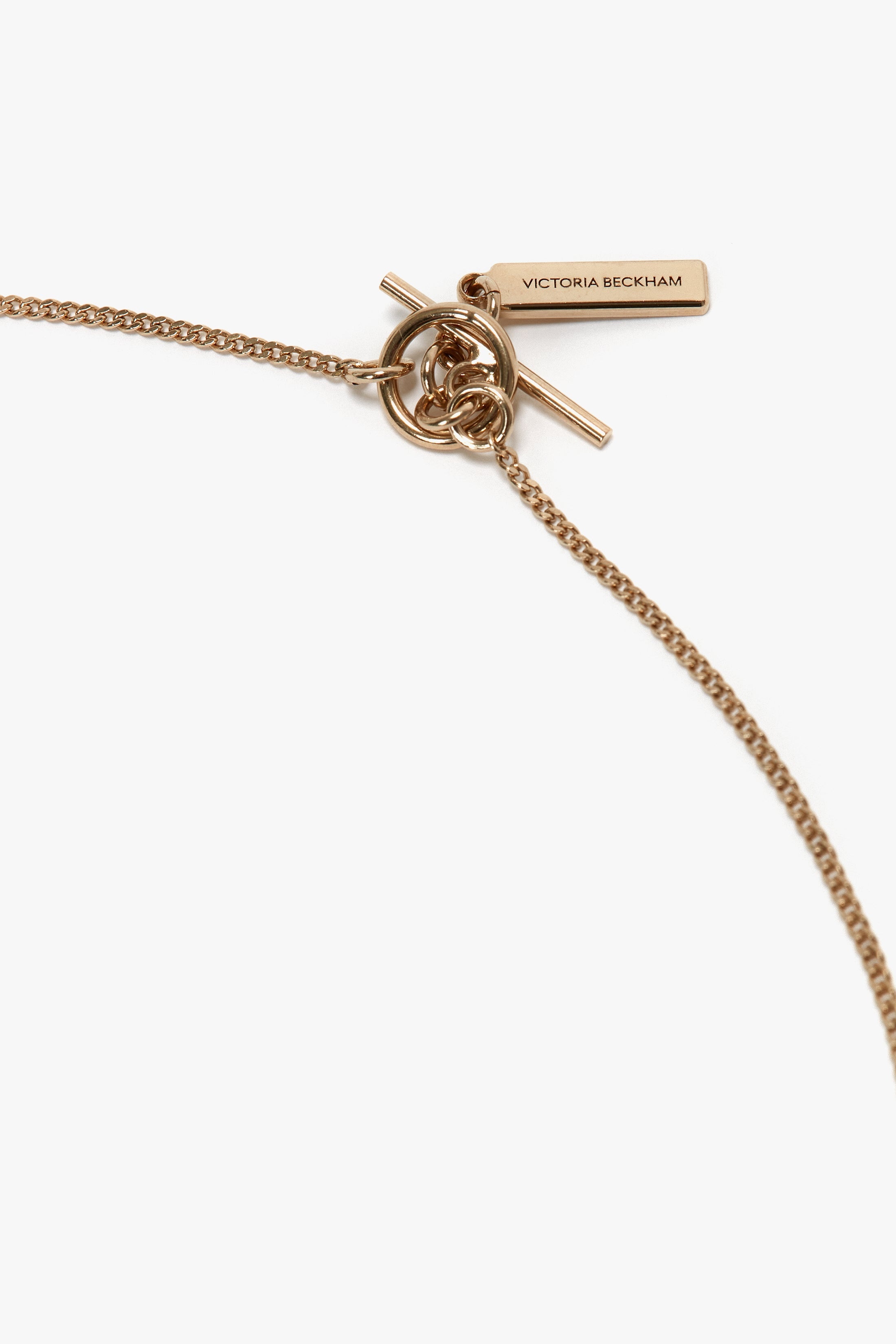 Exclusive Absract Charm Necklace In Light Gold - 3