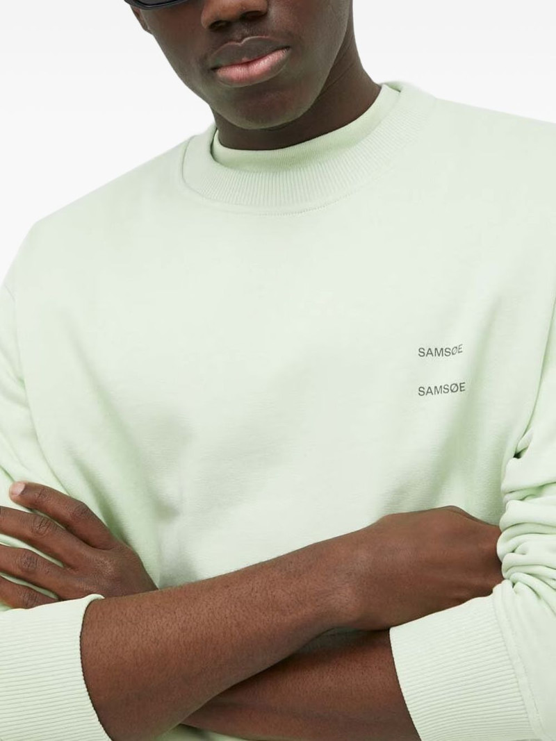 logo-detail crew-neck sweatshirt 3