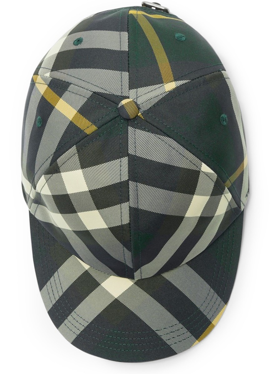 Washed Check Hat - 4