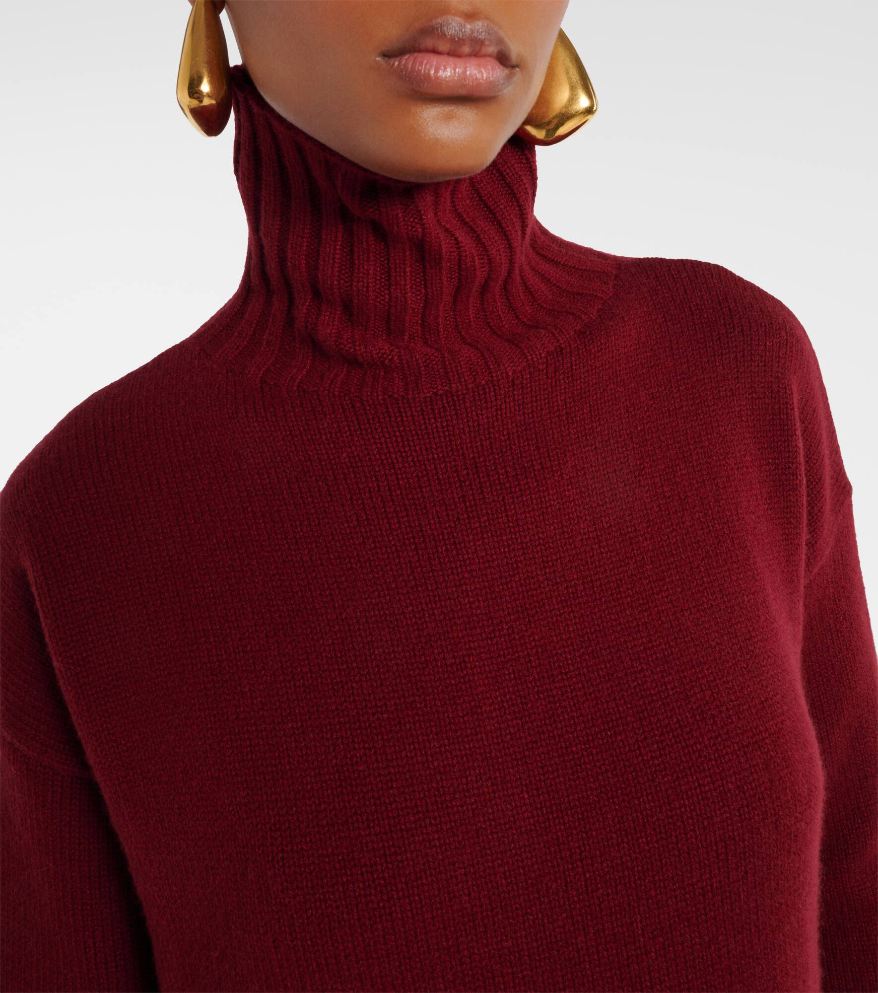 Summer cashmere sweater dress - 4