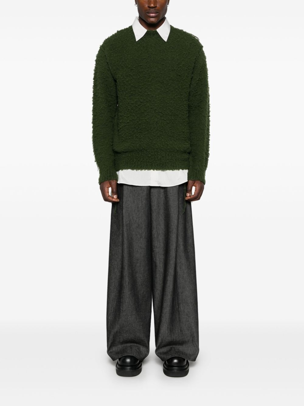 pilled sweater - 2