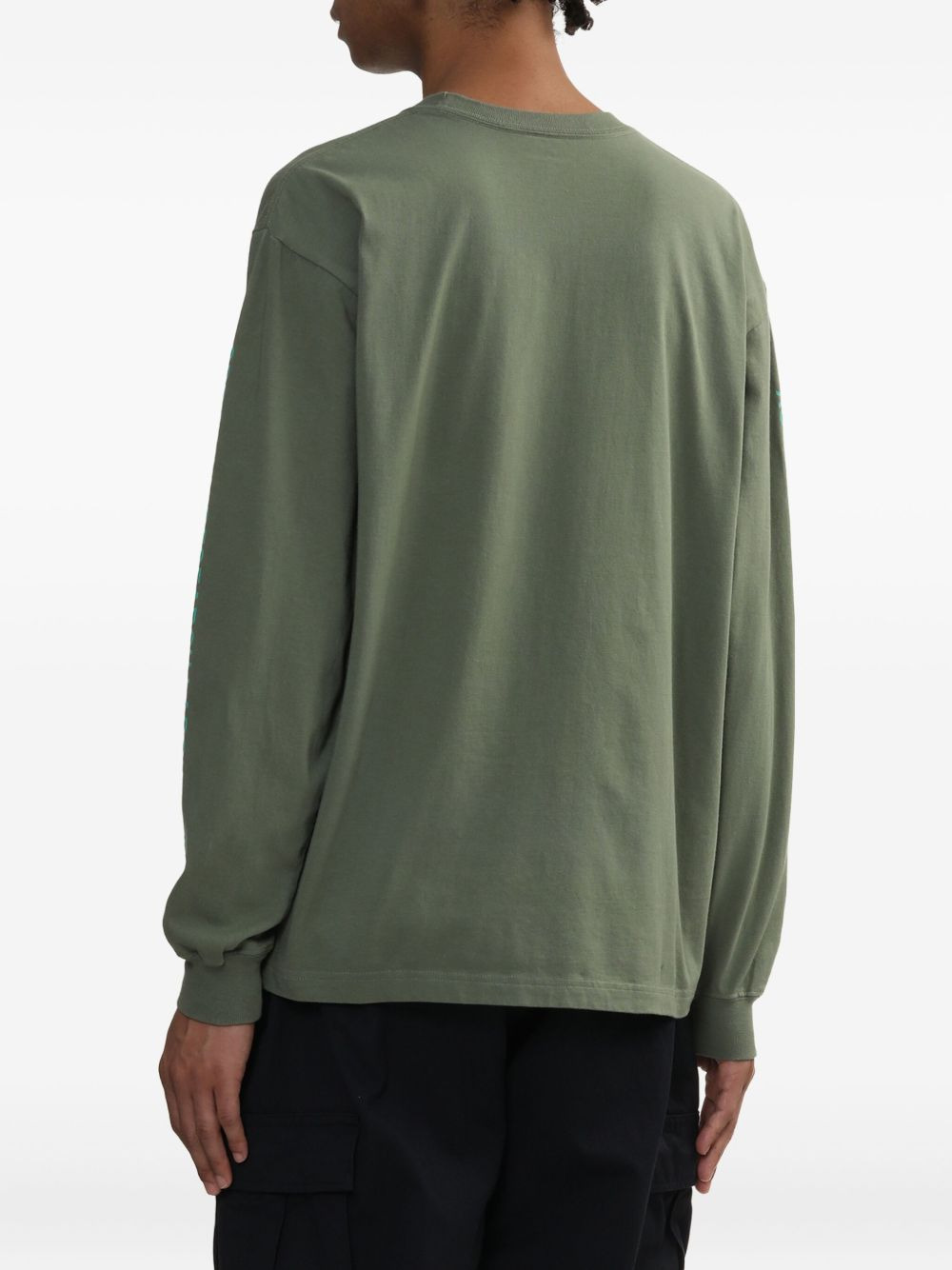 cactus-print long-sleeve T-shirt - 4