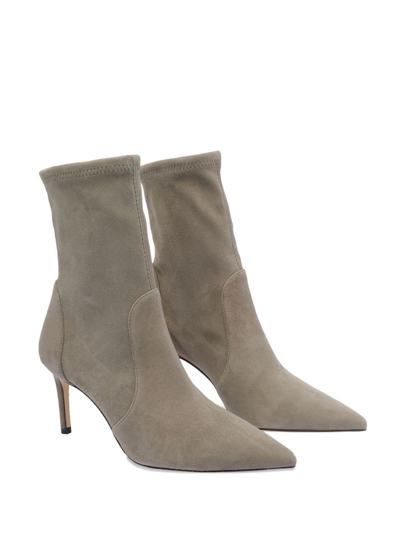 Stuart Weitzman 75mm suede heeled boots outlook