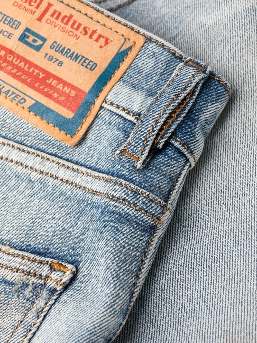high-waist slim-fit jeans - 6