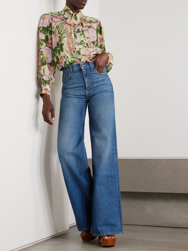 Chloé High-rise wide-leg jeans Mid denim outlook