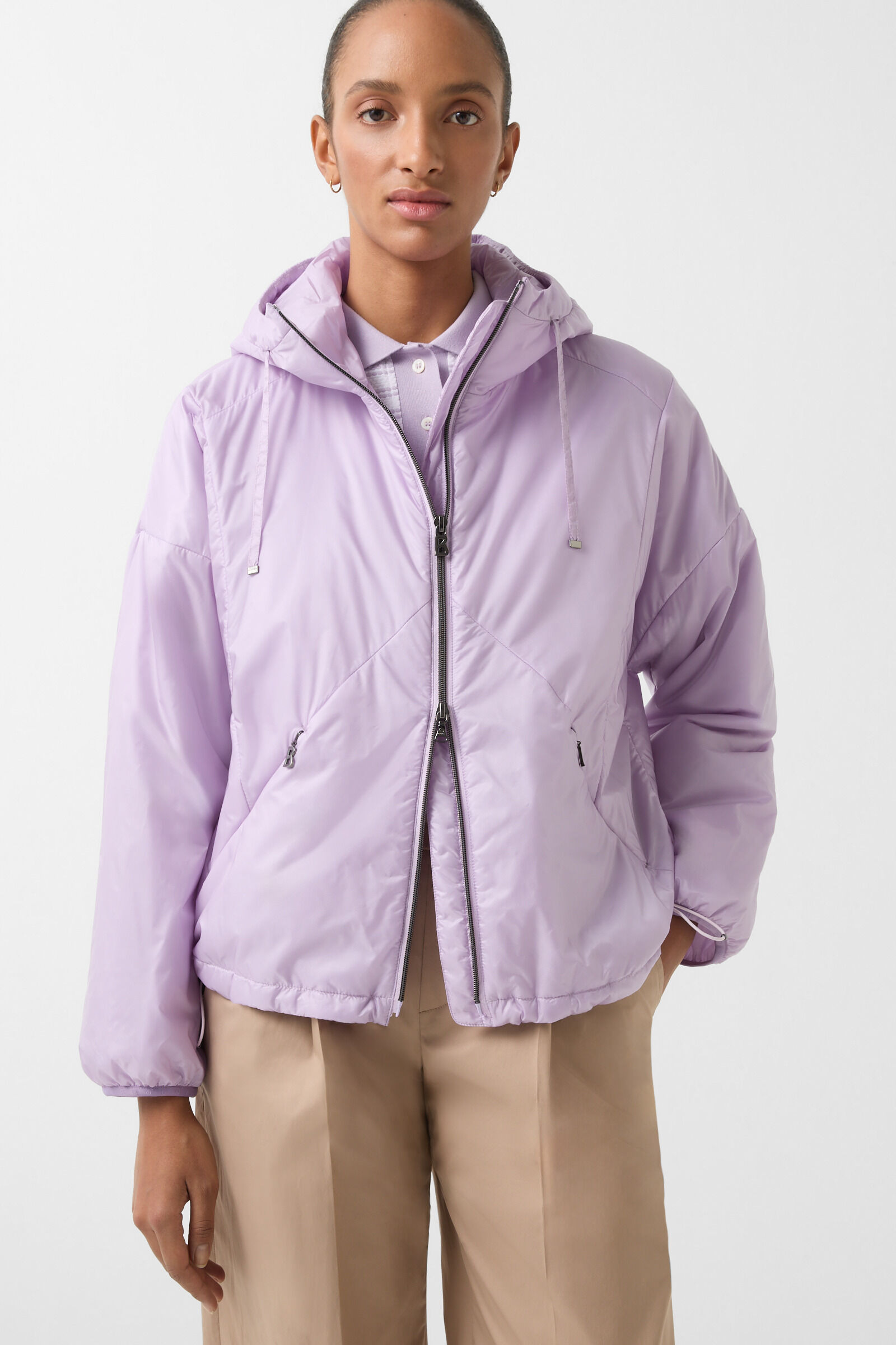 Beryll lightweight down jacket in Lilac - 2