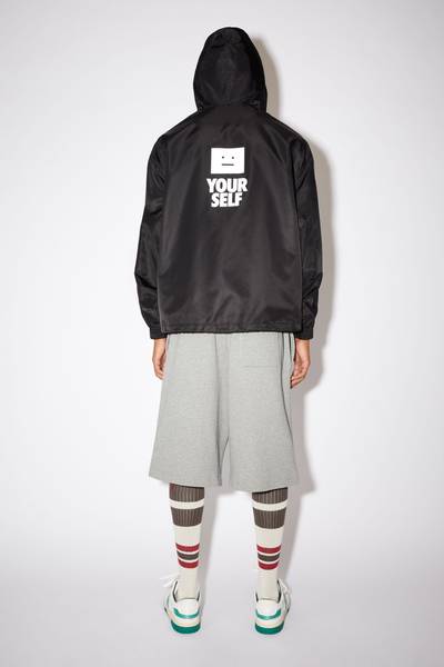 Acne Studios Hooded nylon jacket - Black outlook