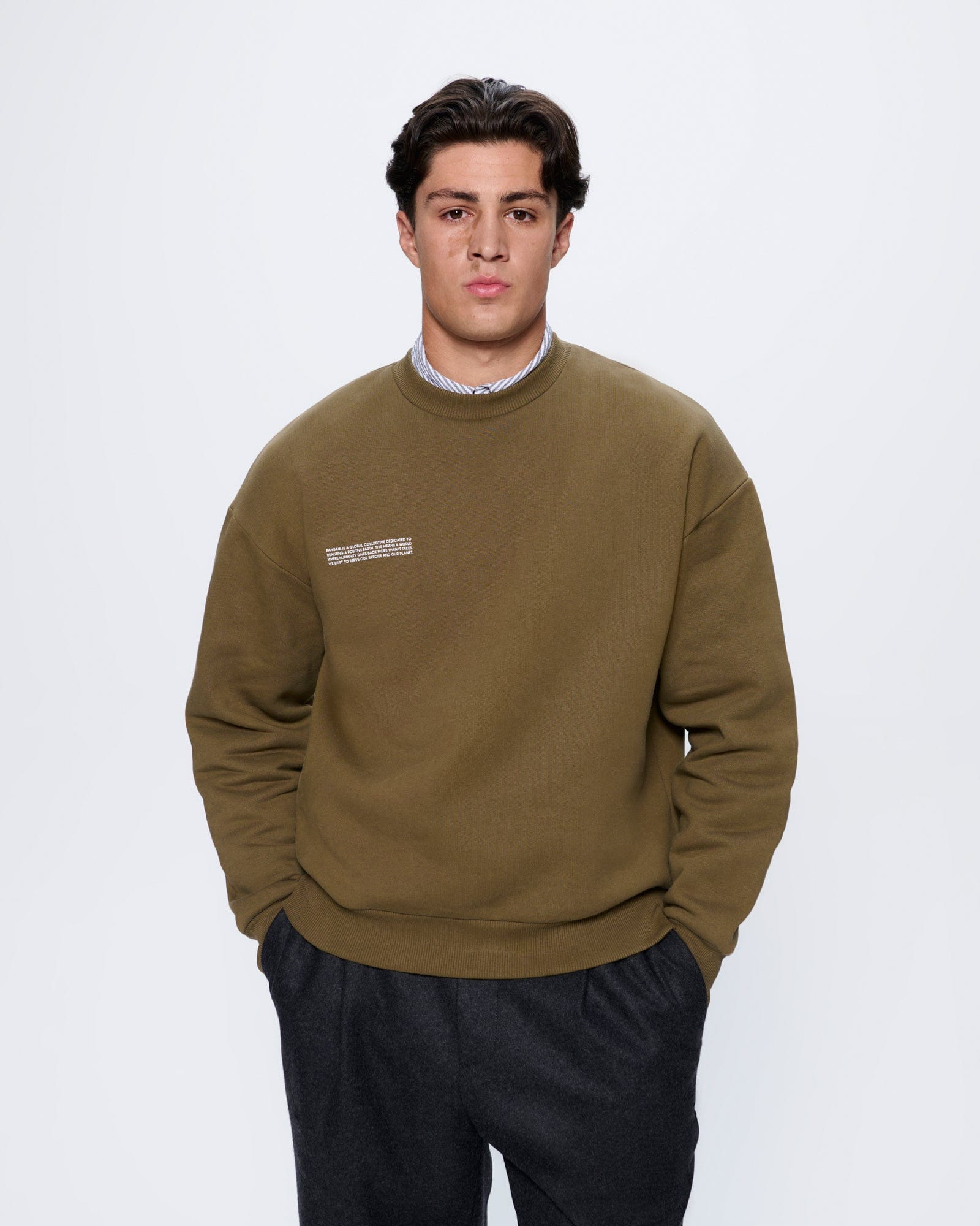 Mens 365 Heavyweight Sweatshirt - Soil Brown - 2