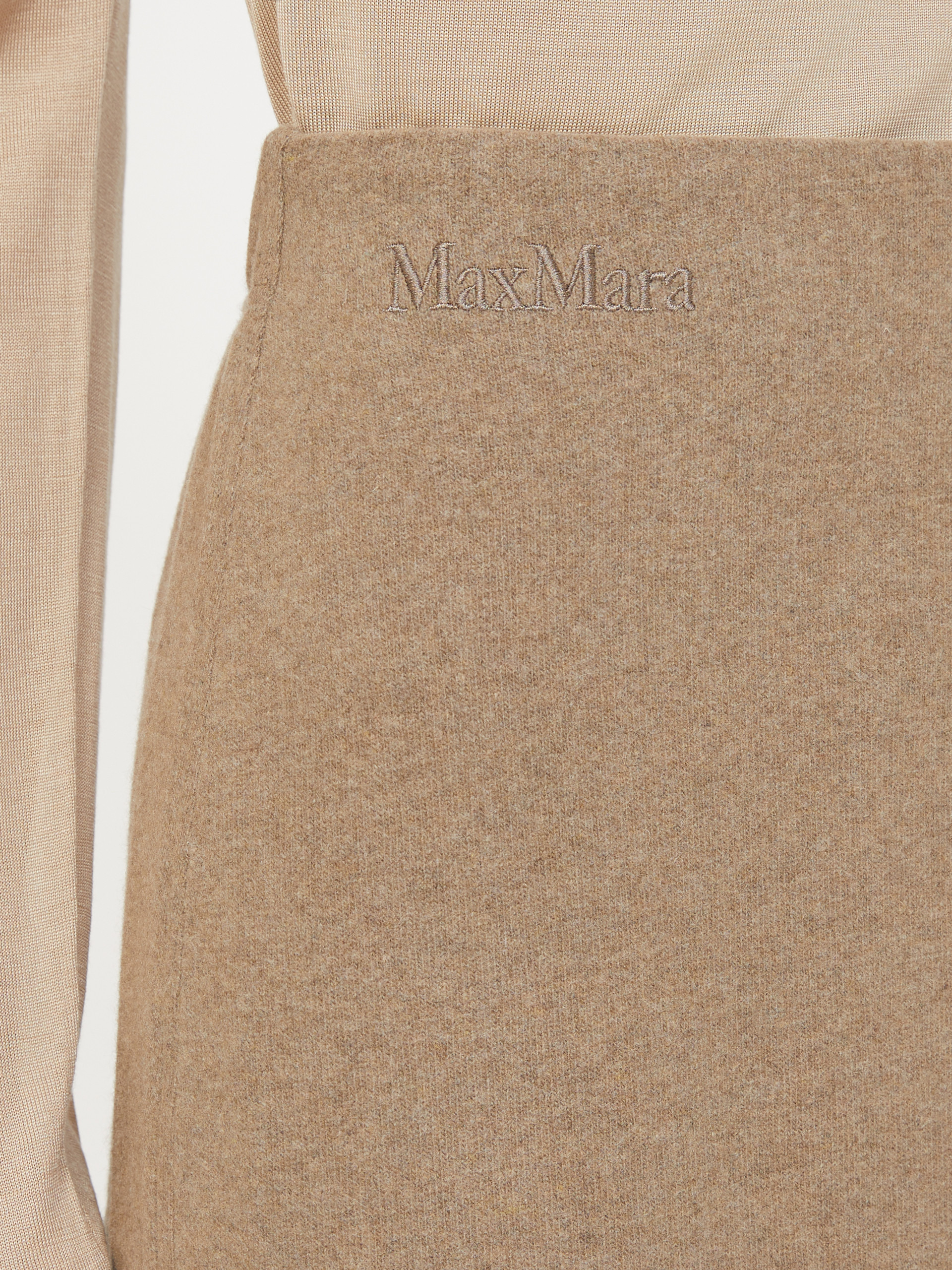RENIER Stretch cashmere flannel skirt - 5