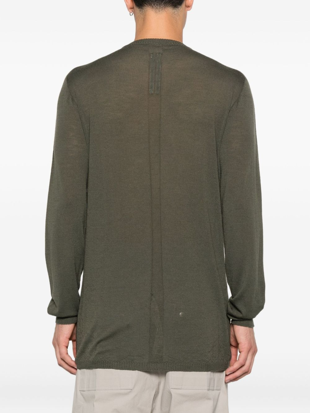 panelled wool jumper - 4
