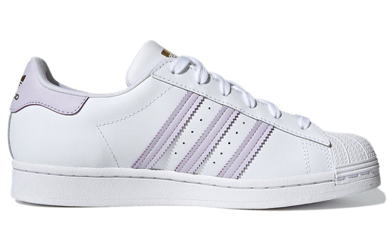 (WMNS) adidas Superstar 'White Purple Tint' GZ8143 2