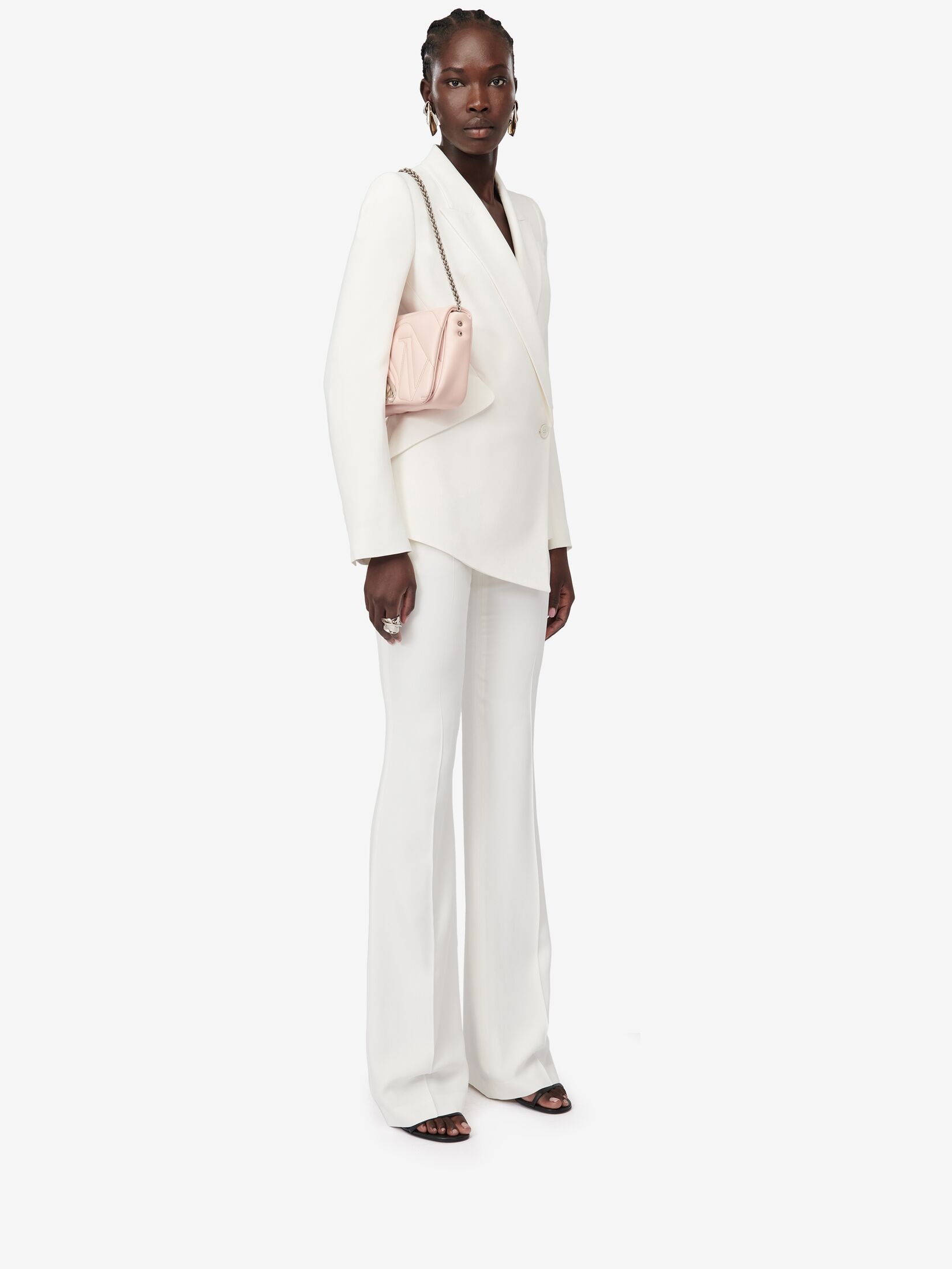 Alexander McQueen Women's The Seal Mini Bag in Clay | REVERSIBLE