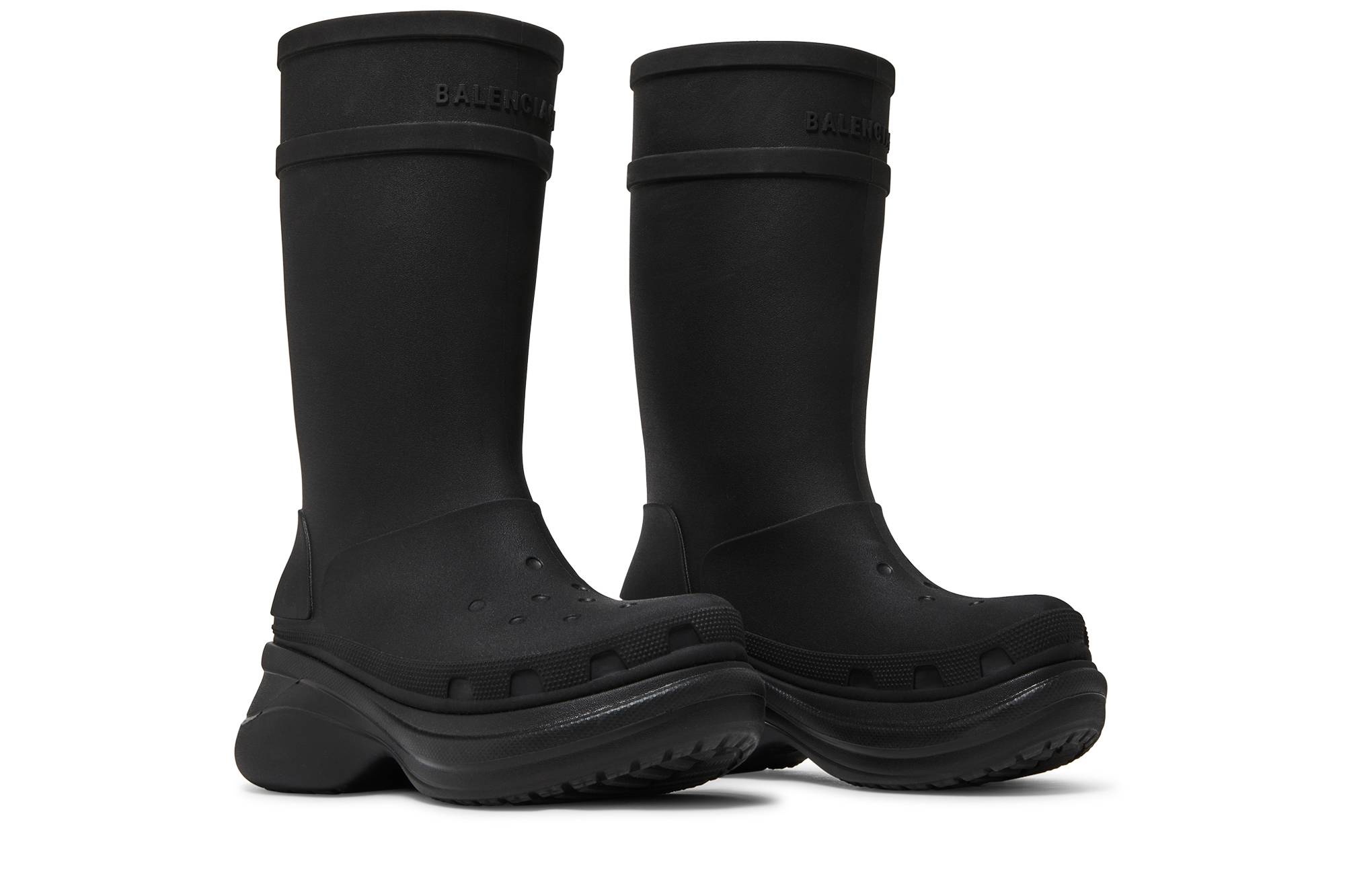 Crocs x Balenciaga Clog Boot 2.0 'Black' - 8