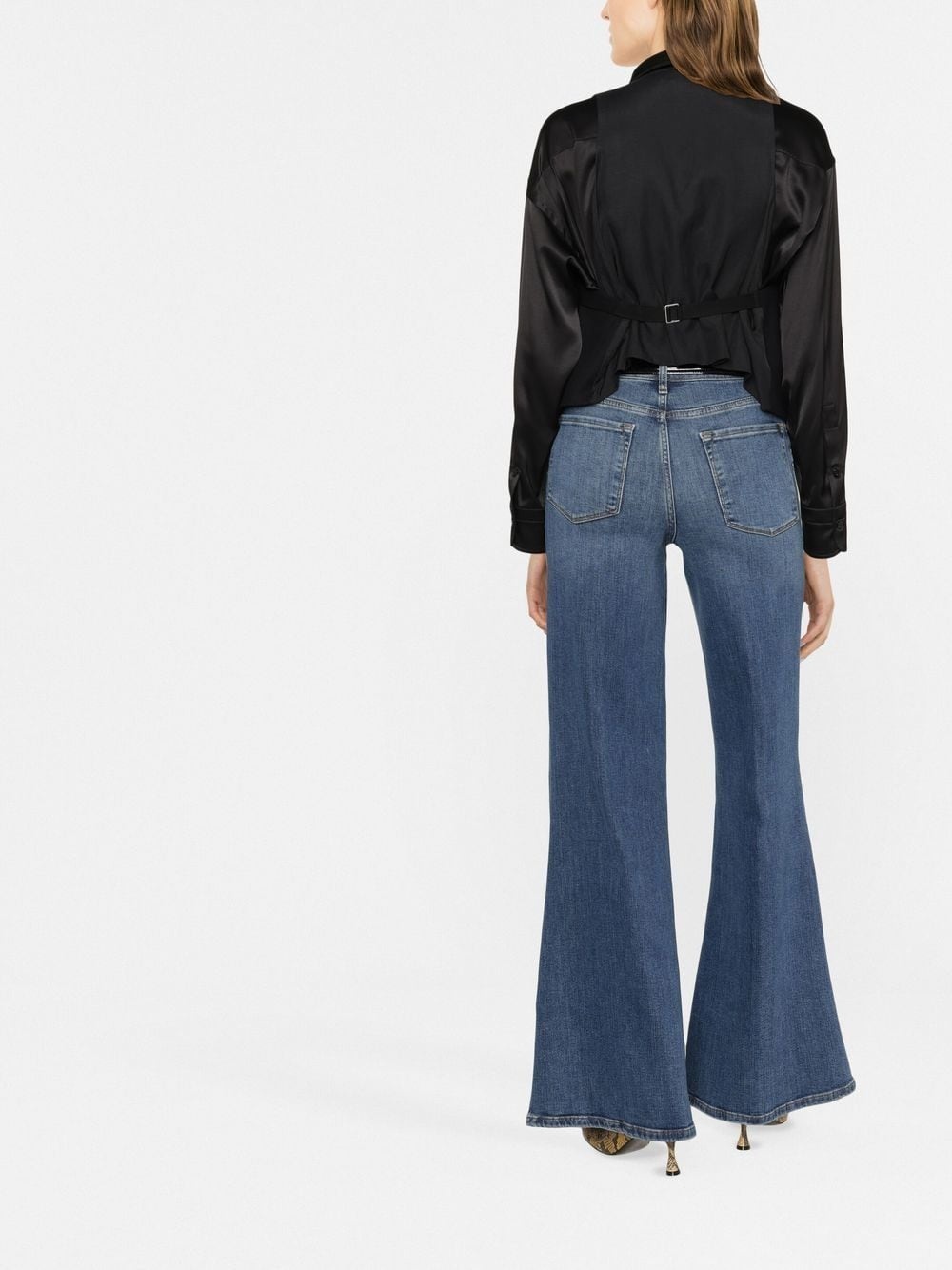 high-rise flared jeans - 3