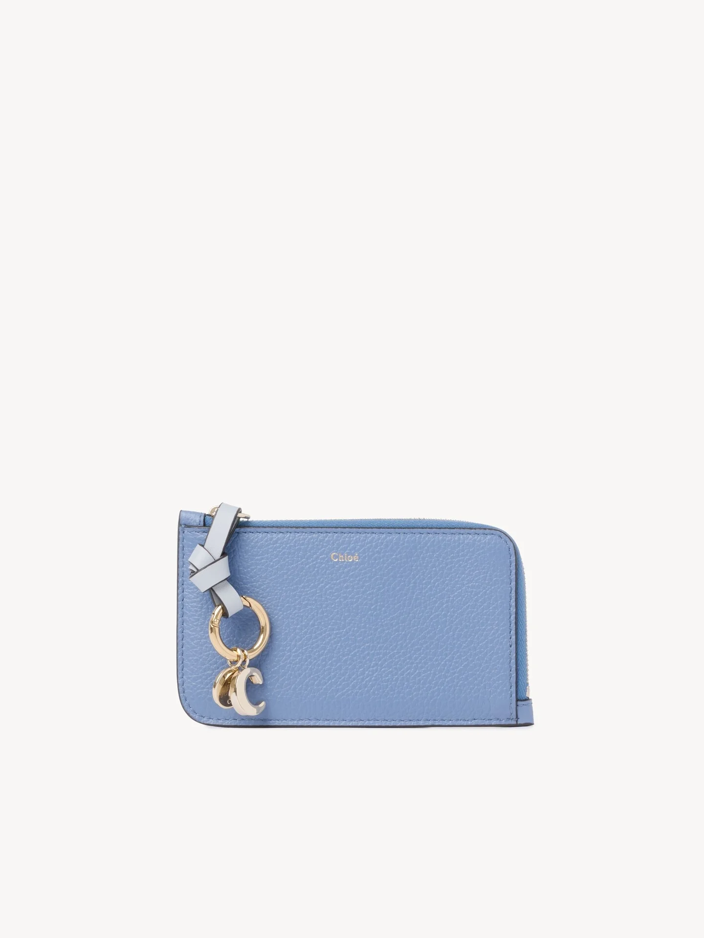 ALPHABET WALLET IN GRAINED LEATHER - 1