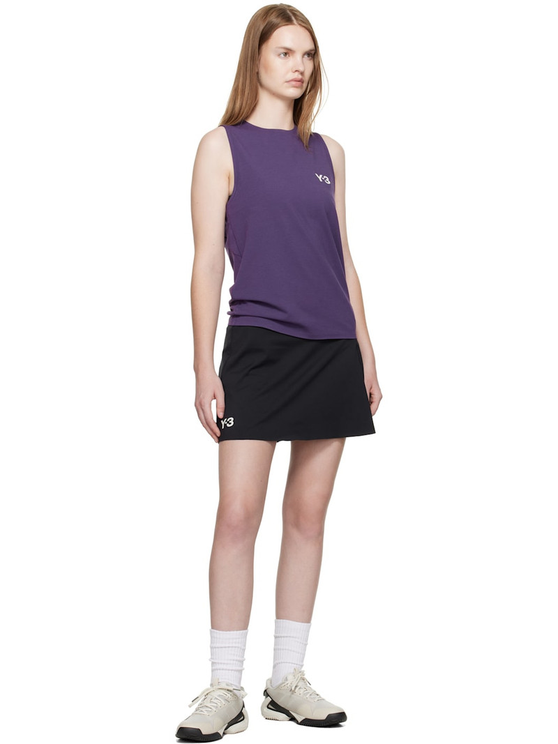 Y-3 Black US Open Tennis Match Pro Sport Skirt outlook