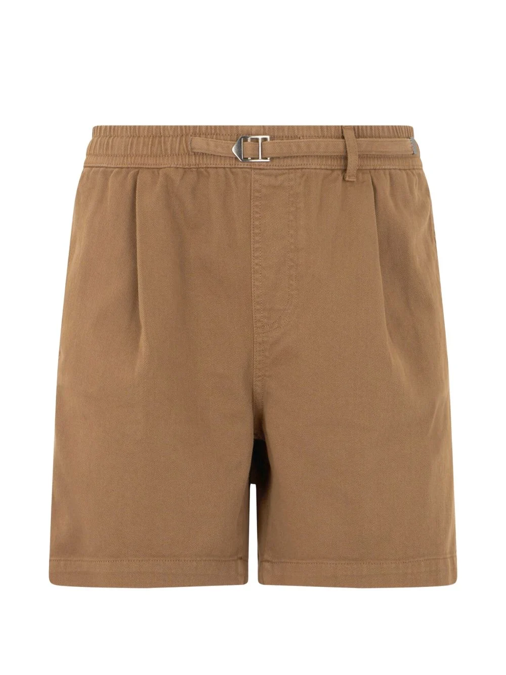 pleated belted shorts - 1