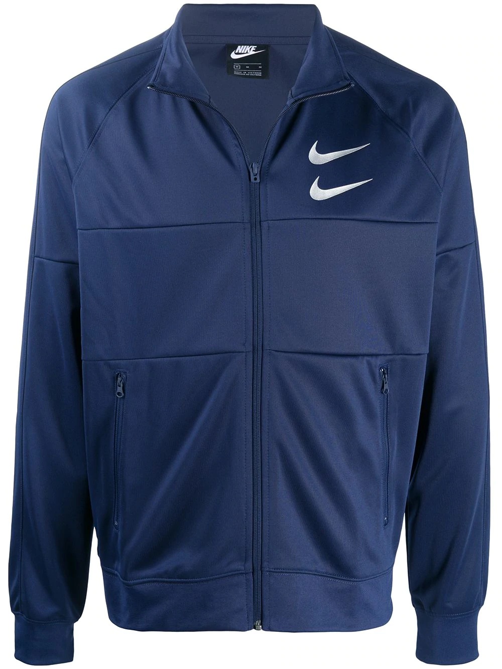 Swoosh-logo zip-up sweatshirt - 1