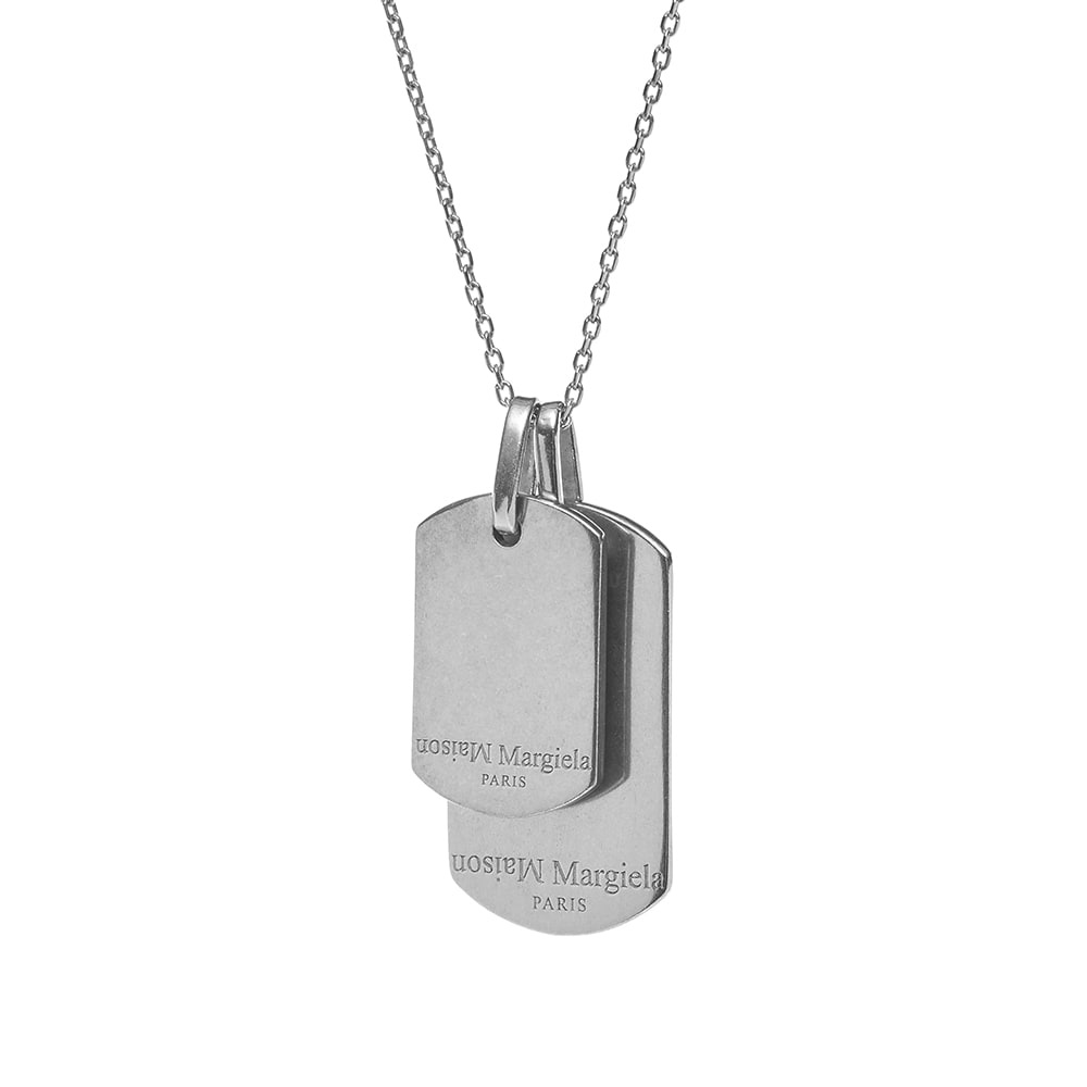 Maison Margiela 11 Logo Dog Tag Necklace - 2