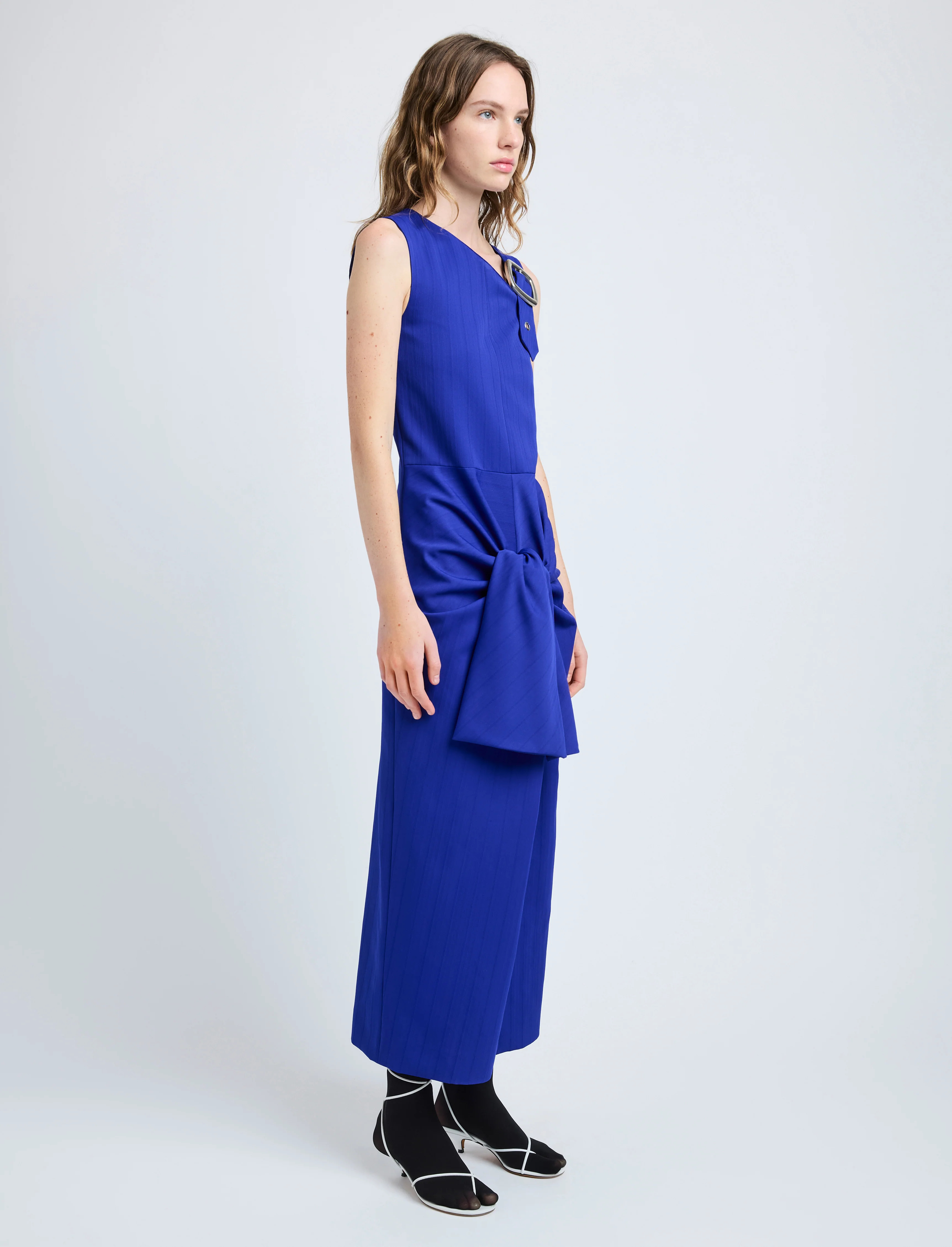 Jackie Dress in Technical Nylon Jacquard - 3
