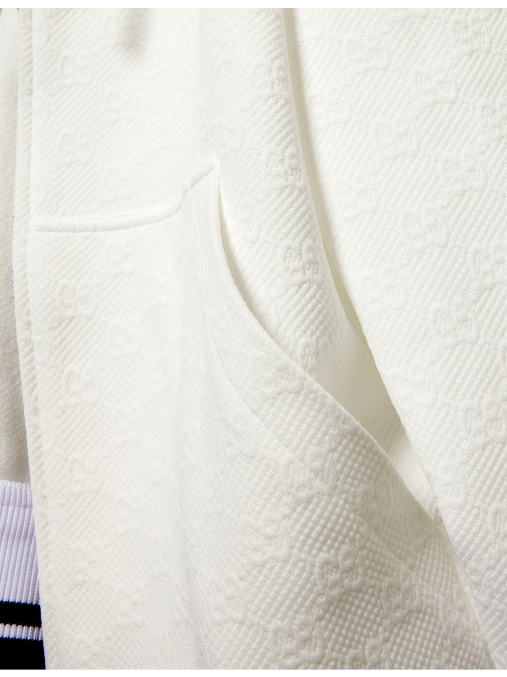Logo-Embossed Zipped Woven Hoody - 6