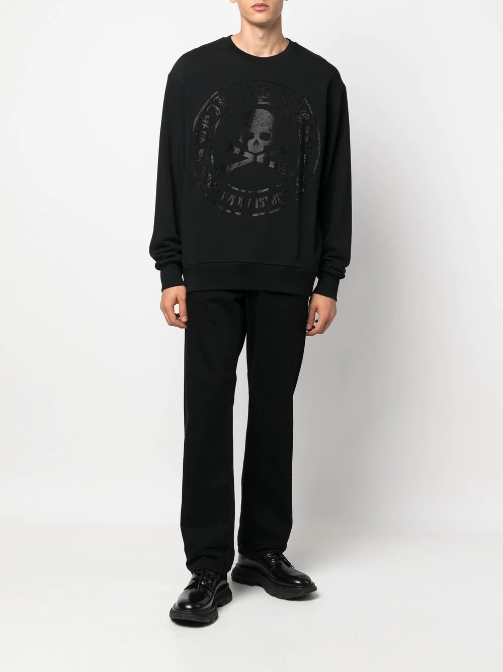 Skull Bones logo print sweatshirt - 2