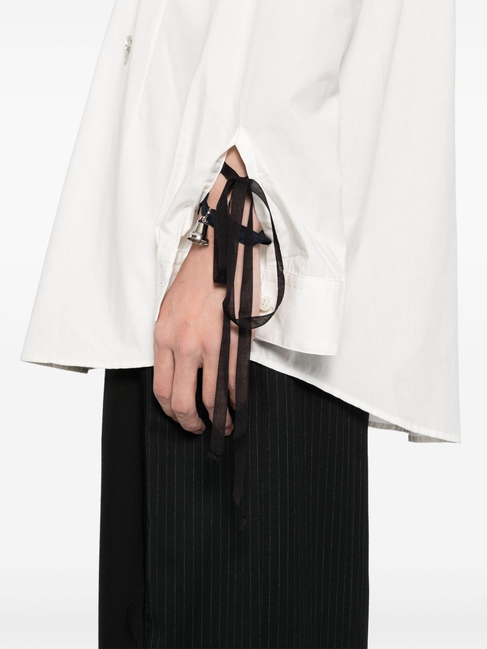 overlap pullover shirt - 5