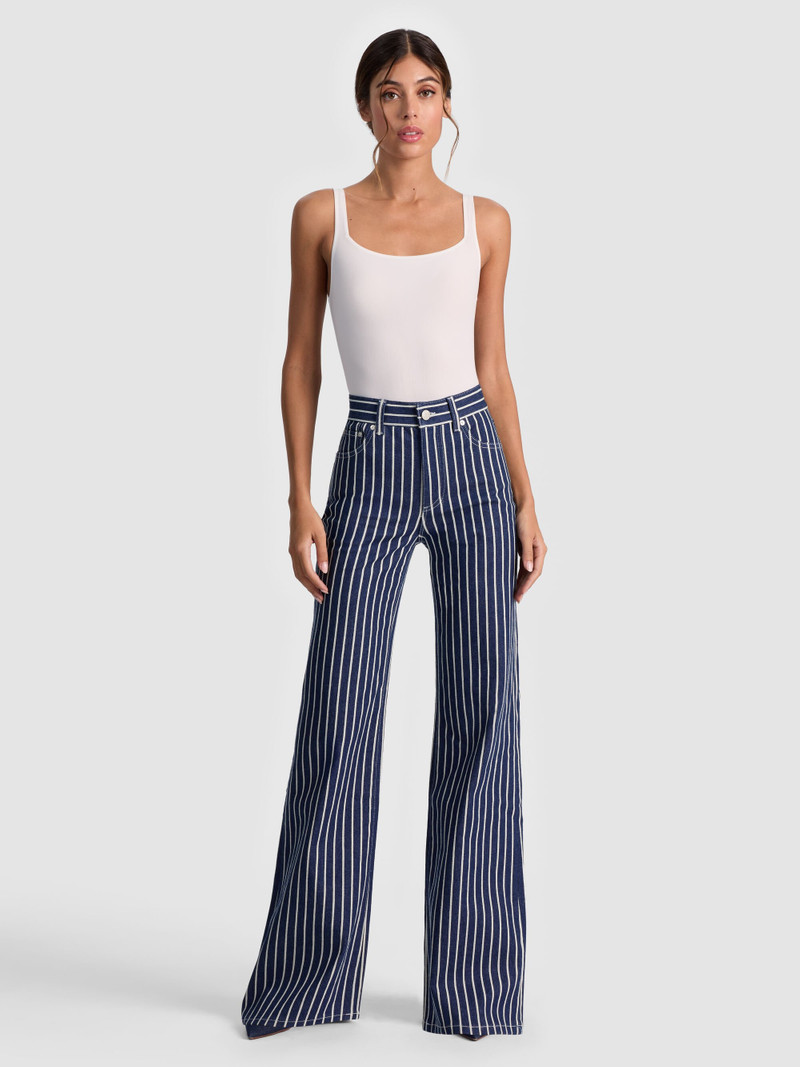 CHIC STRIPED JEAN 3