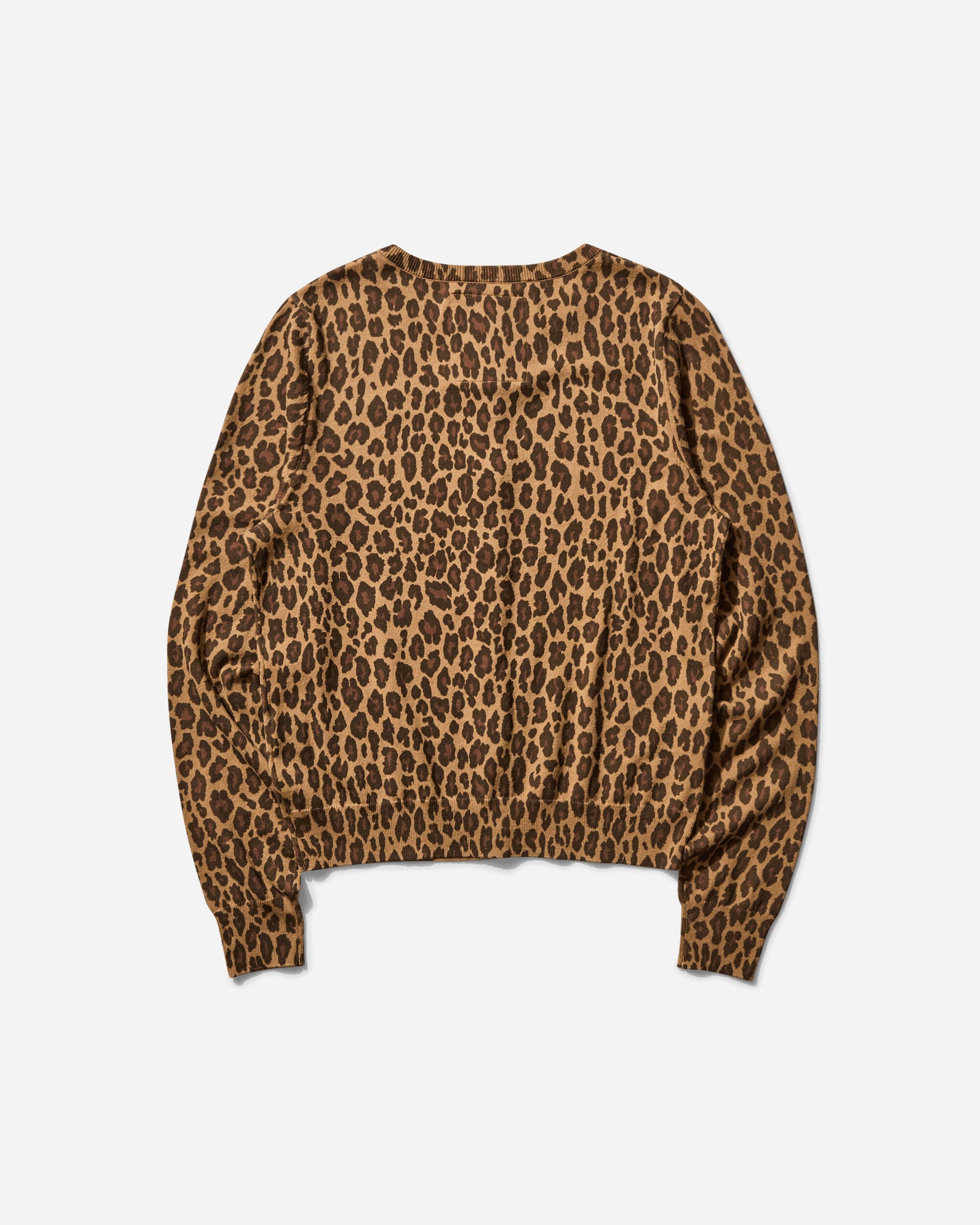 Women's Leopard Pattern Cardigan Beige - 2