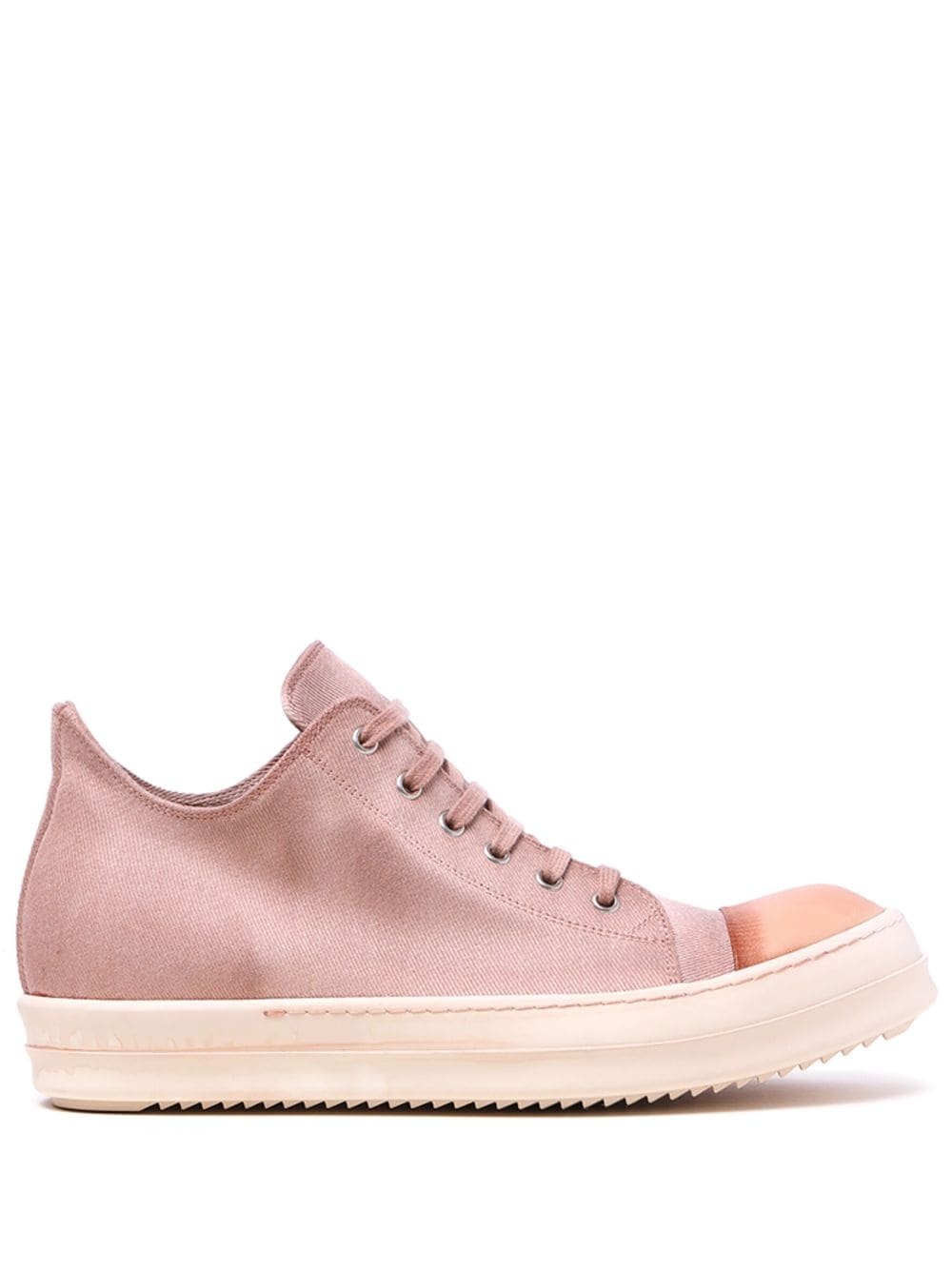 high-top lace-up canvas sneakers - 1