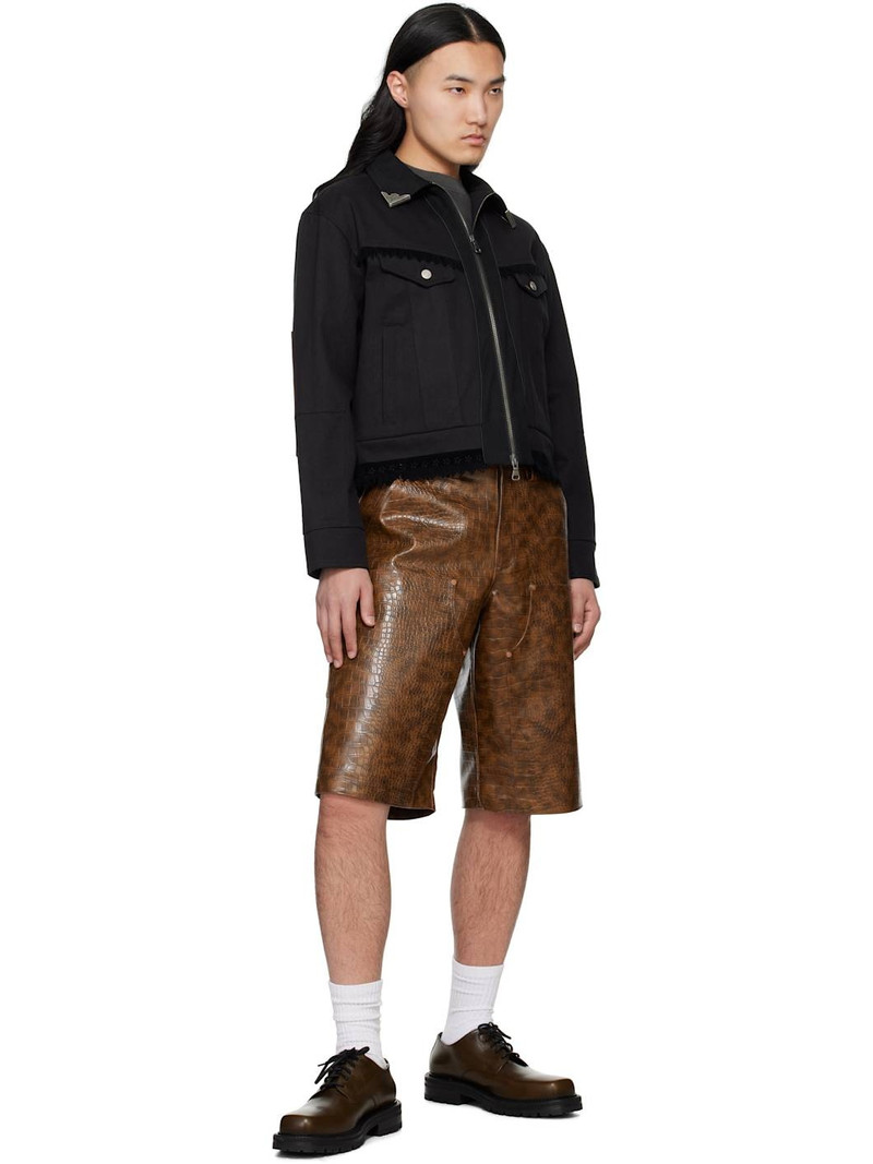Andersson Bell Black Cowboy Cotton Zip-Up Jacket outlook