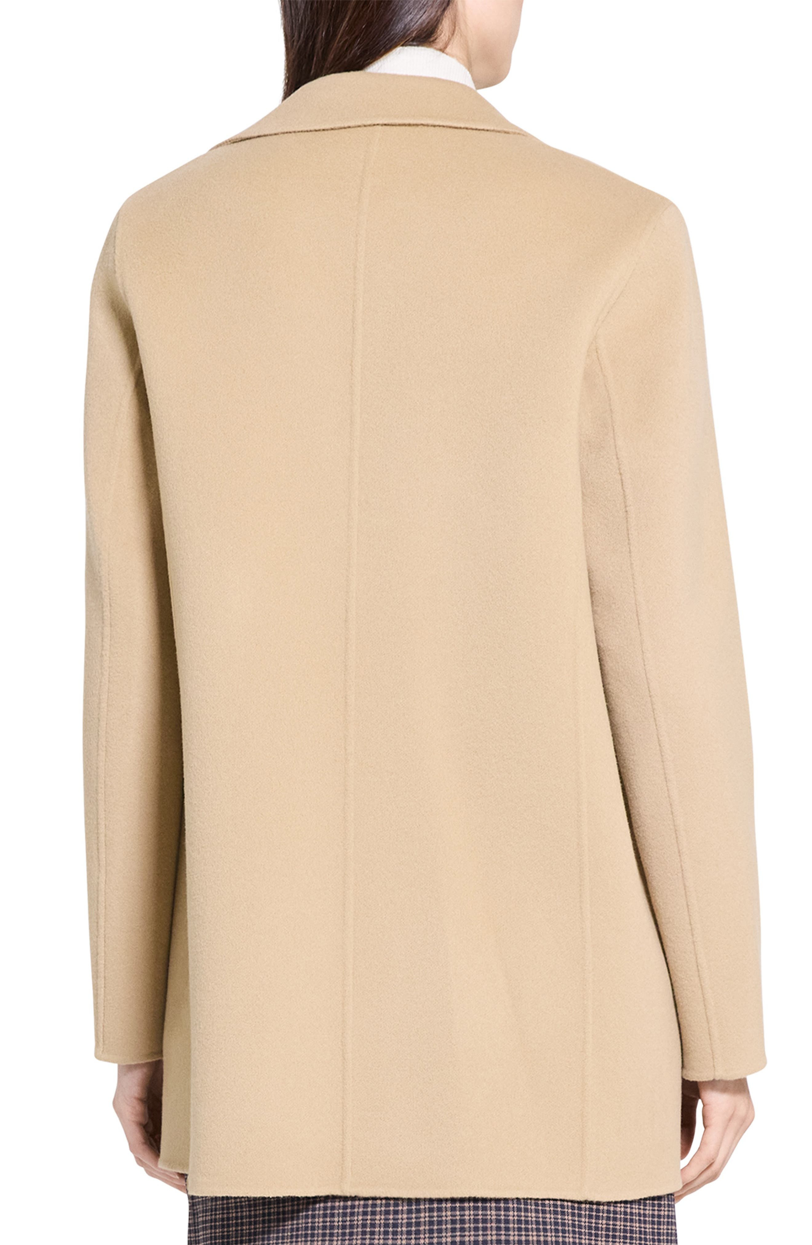 Theory Clairene Wool & Cashmere Jacket in New Camel - 2