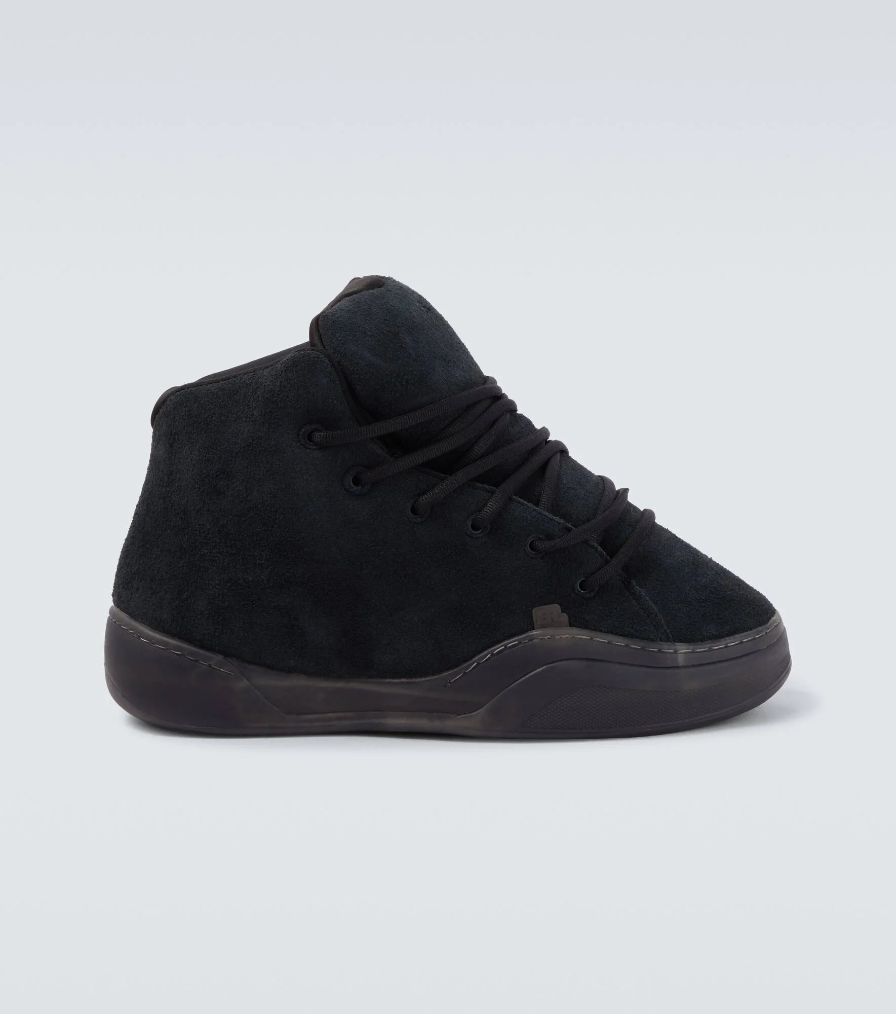 Vamp suede sneakers - 1