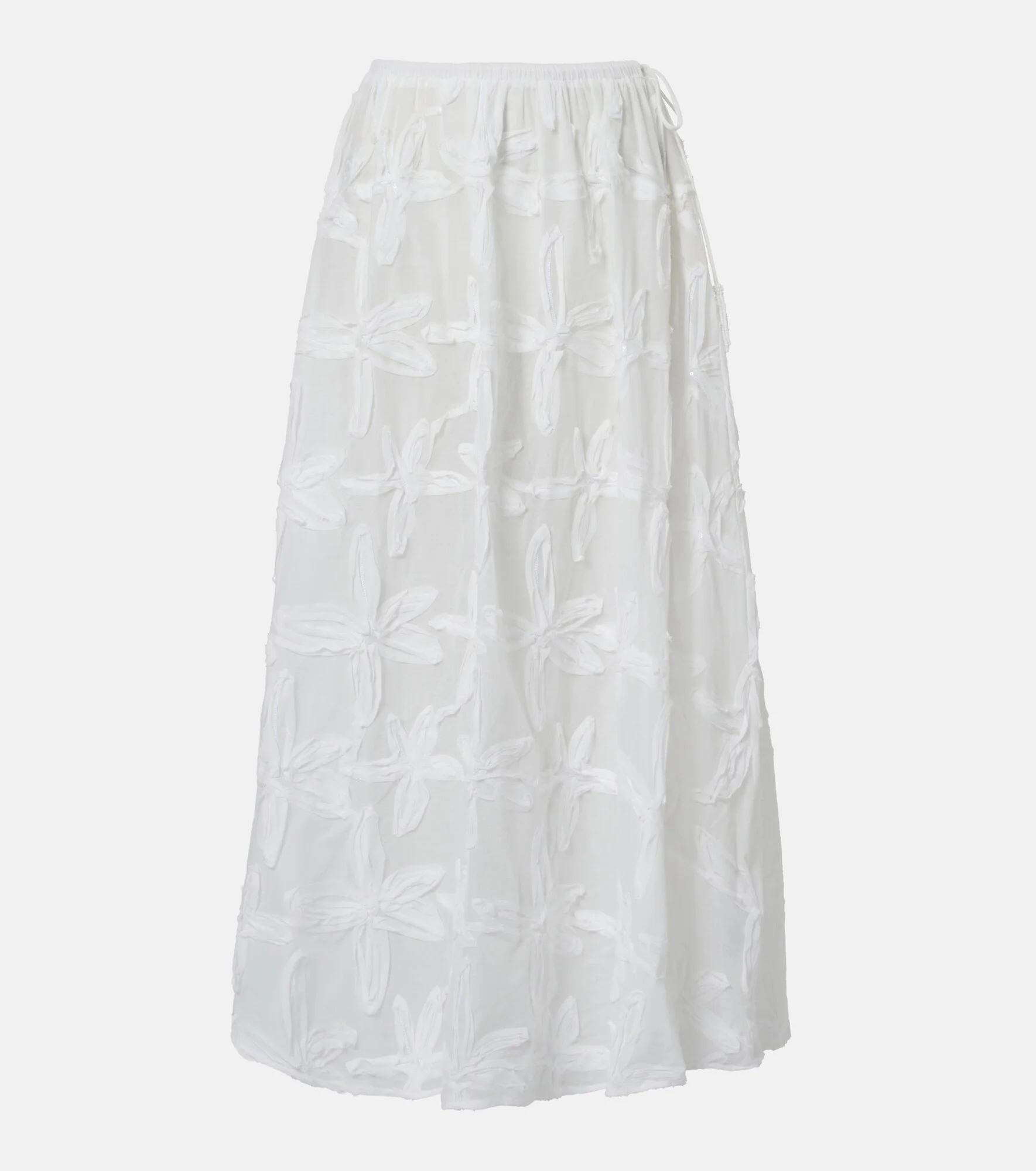 Coast Shell cotton midi skirt - 1