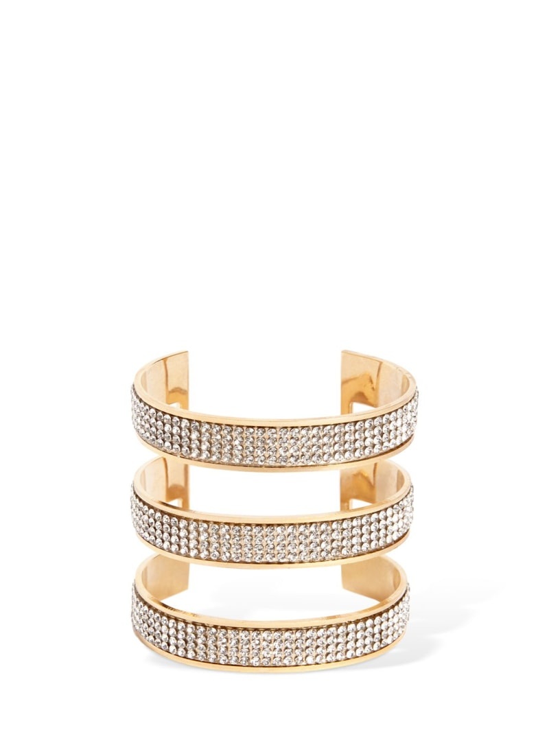 Astoria crystal cuff bracelet - 1
