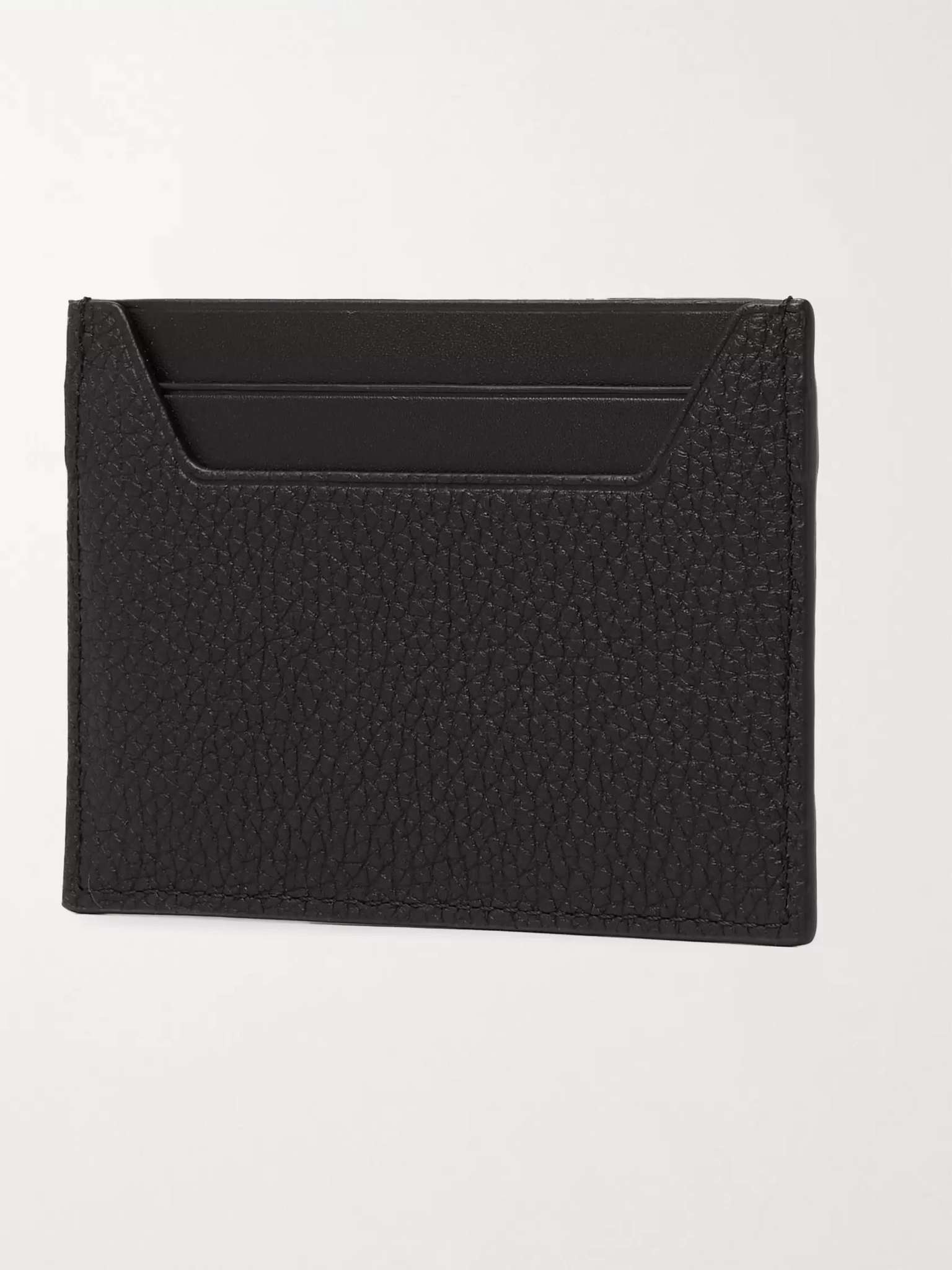 Logo-Debossed Leather Cardholder - 3