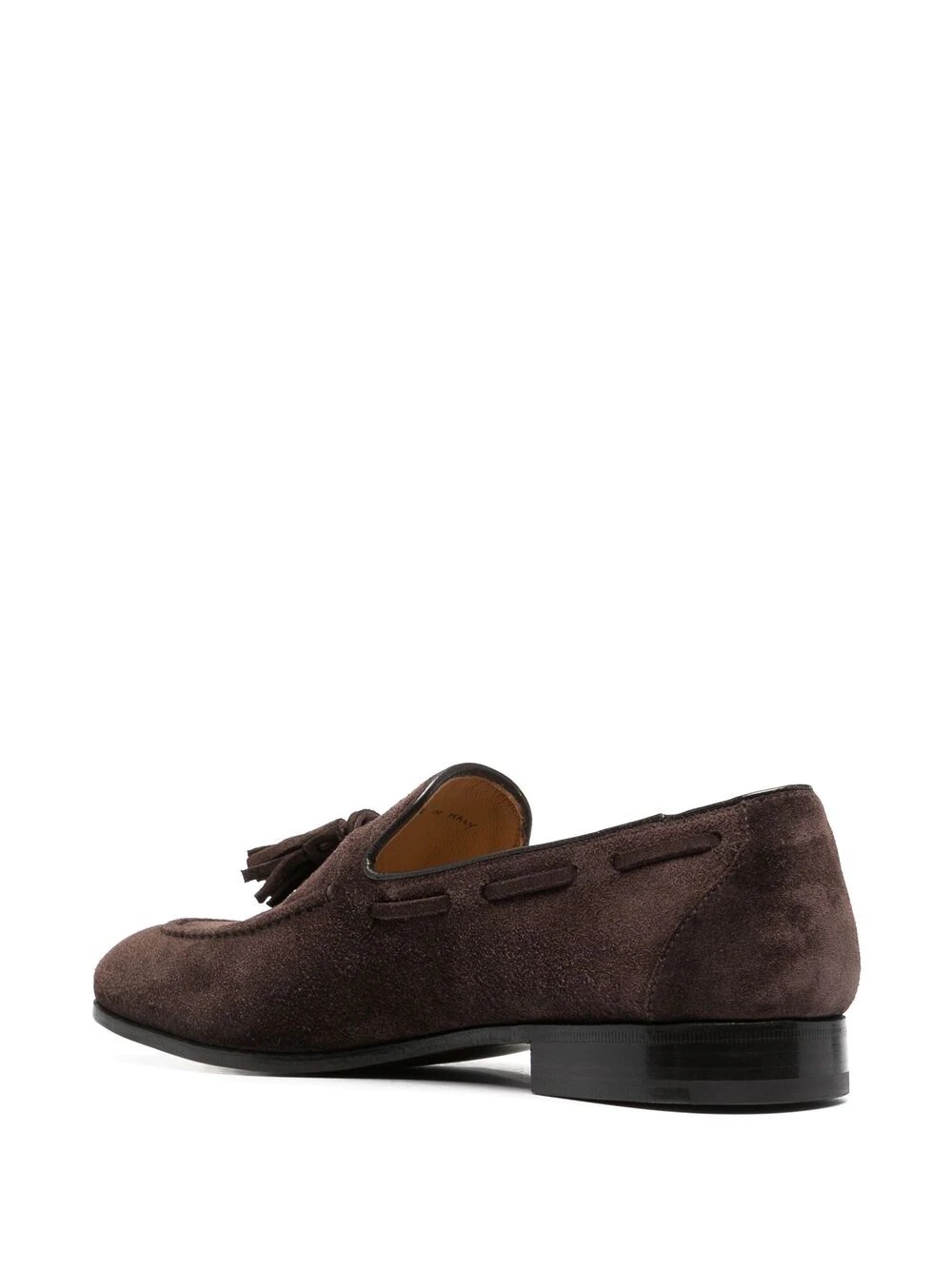 tassel-detail round-toe loafers - 3