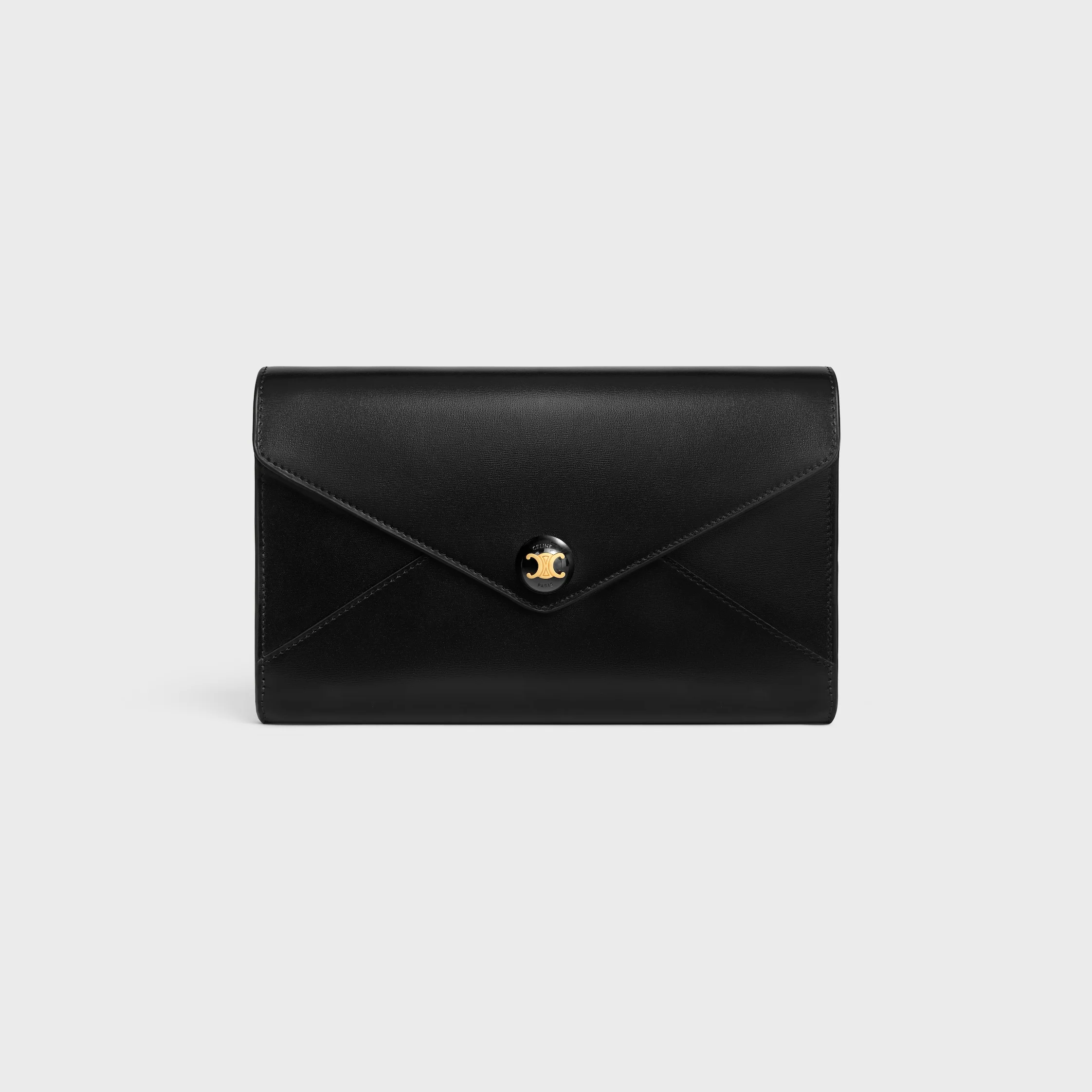 ENVELOPE WALLET ON CHAIN IN Shiny calfskin - 1