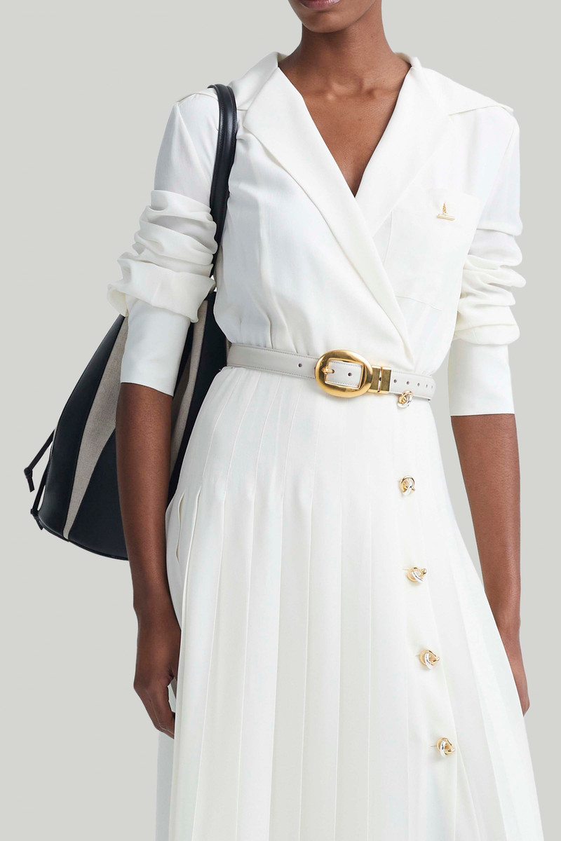Altuzarra OLD VINTAGE BRASS BUCKLE BELT outlook